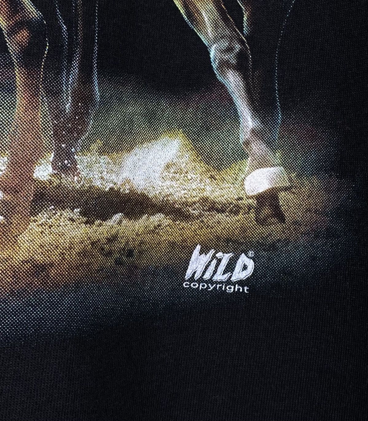Band Tees Wild Copyright Print Horses Animal Tee Vintage t-shirt black Size US XL / EU 56 / 4 - 4 Thumbnail
