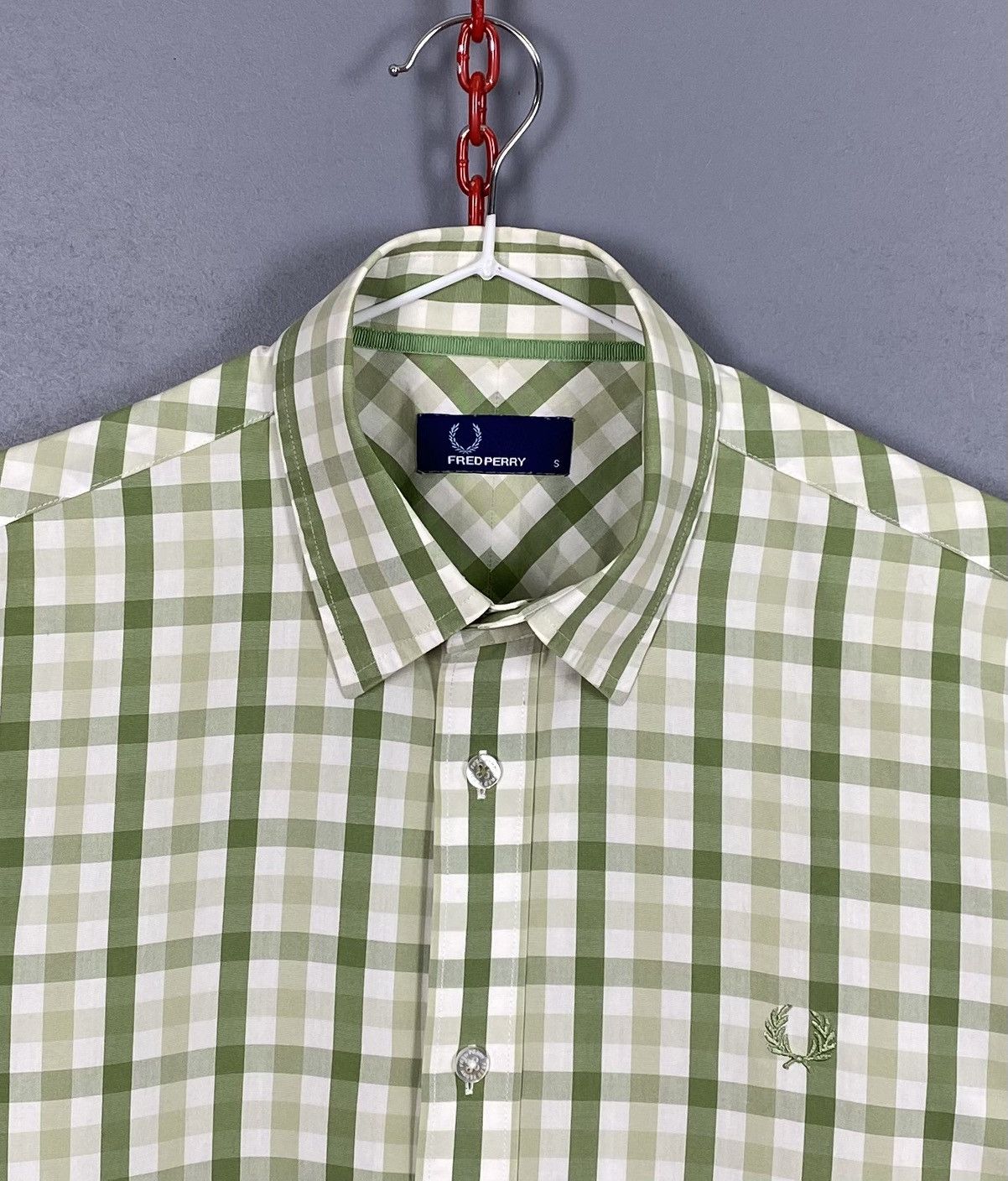 Fred Perry Fred Perry Button up shirt Short Sleeve Green Square Classic Size US S / EU 44-46 / 1 - 2 Thumbnail