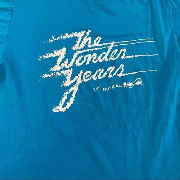 Vintage Vintage 80s The Wonder Years Musical Teal Single Stitch Tee Size US M / EU 48-50 / 2 - 2 Preview