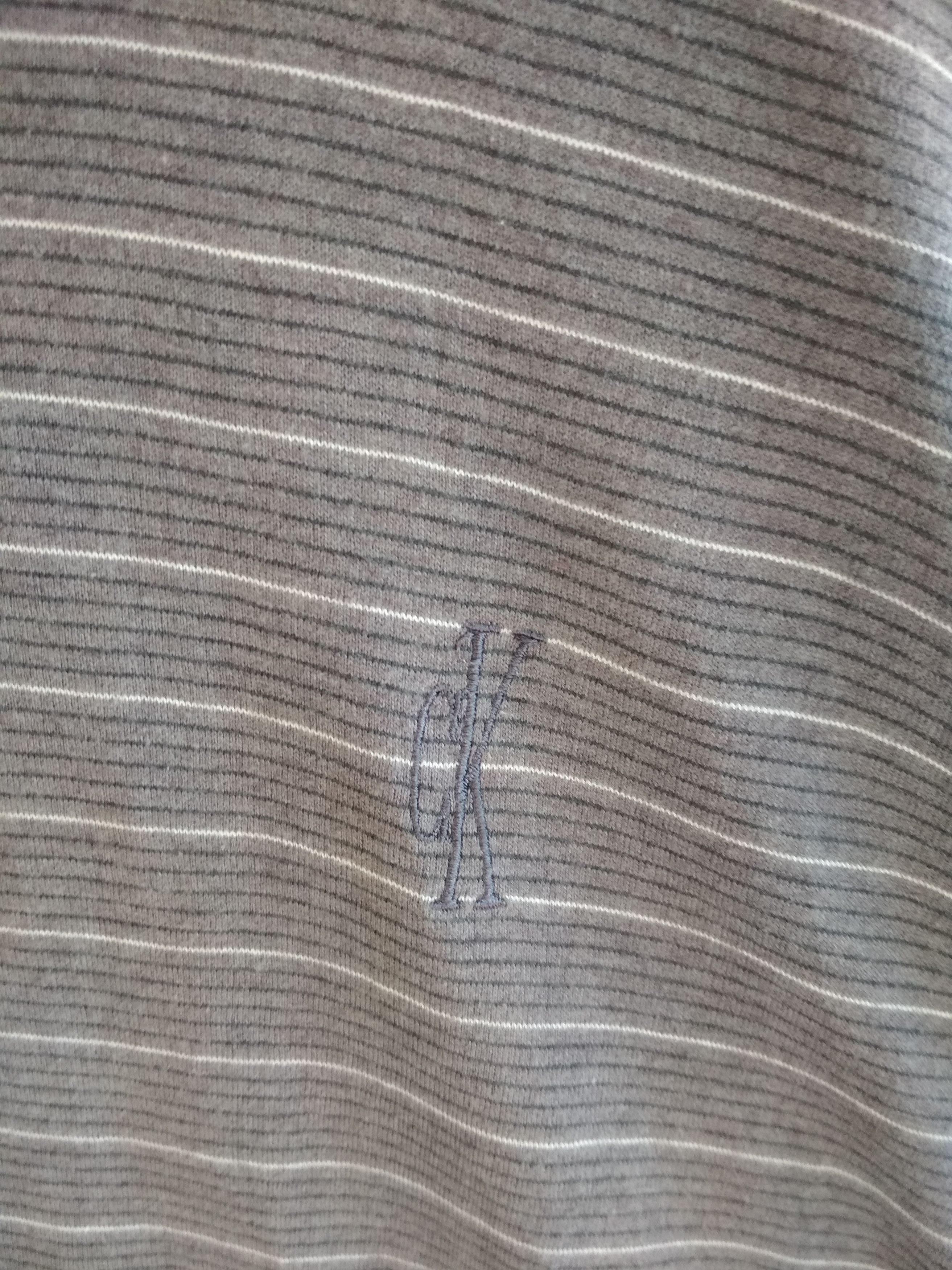 Calvin Klein CALVIN KLEIN STRIPE EMBROIDERED CK LOGO SHIRT Size US XL / EU 56 / 4 - 2 Thumbnail