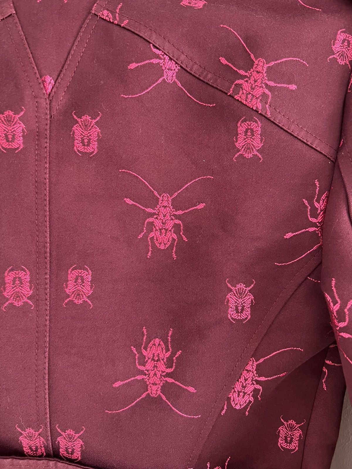 Alexander McQueen 🔥RARE Alexander Mcqueen Insect Biker Jacket Size XS / US 0-2 / IT 36-38 - 7 Thumbnail