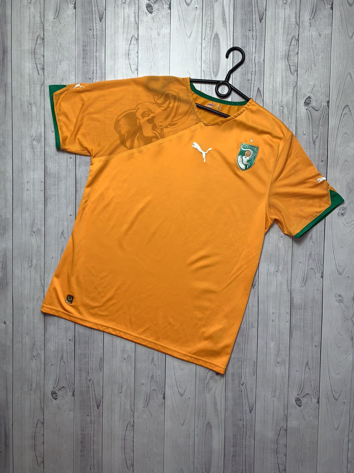 Vintage soccer jersey Côte d’Ivoire puma size L