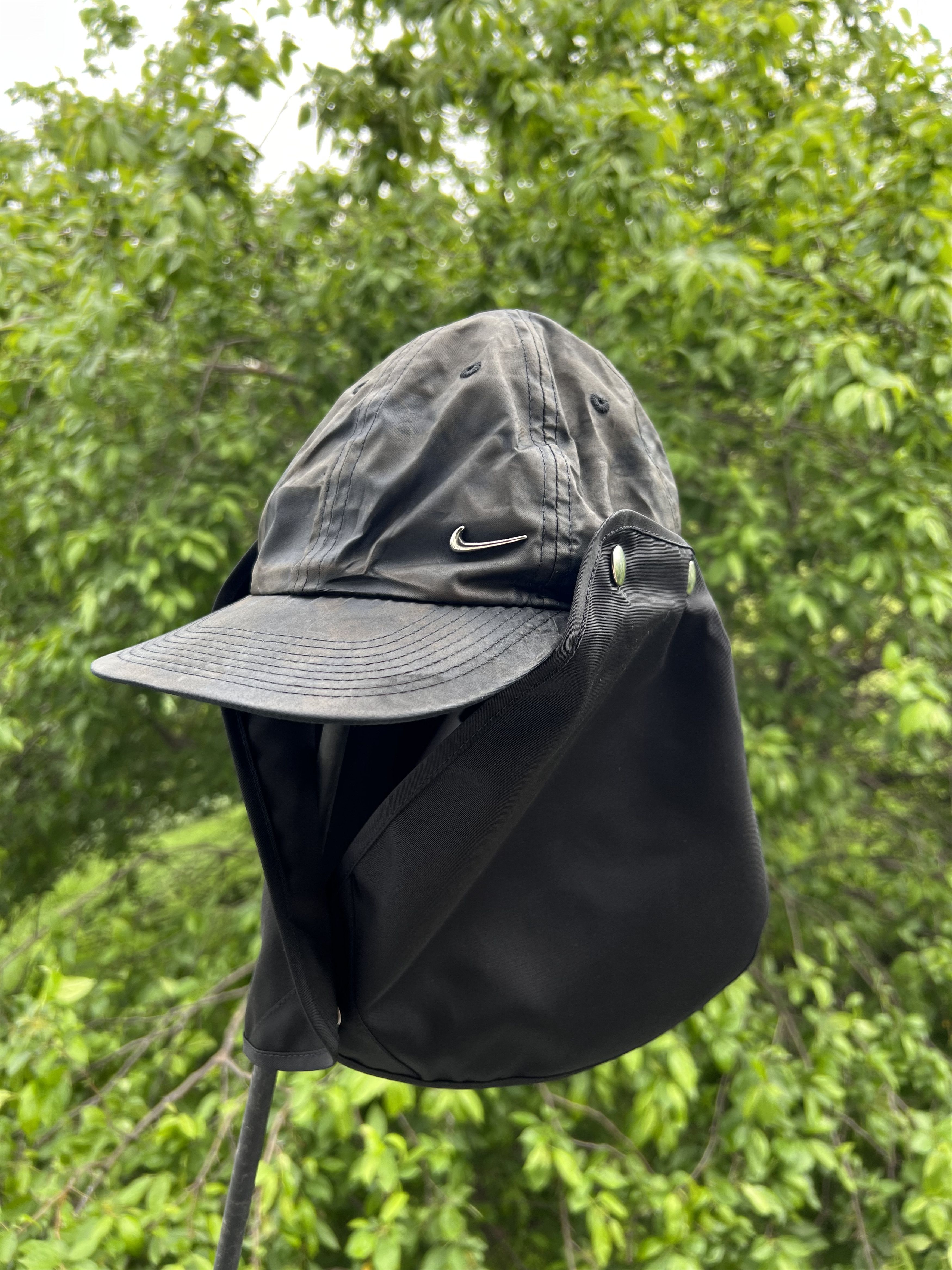 1017 ALYX 9SM × Nike 1017 Alyx 9SM Nike Hat with Flap Black | Grailed