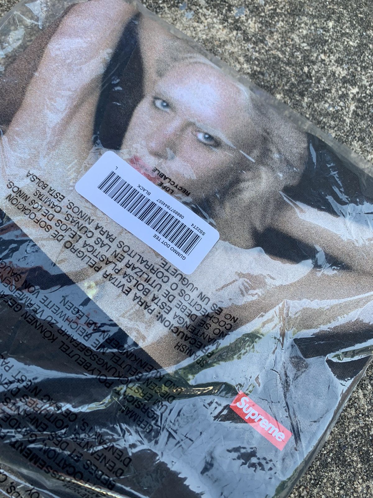 Supreme Supreme Gummo Dot Tee Black Large SS22 Brand New