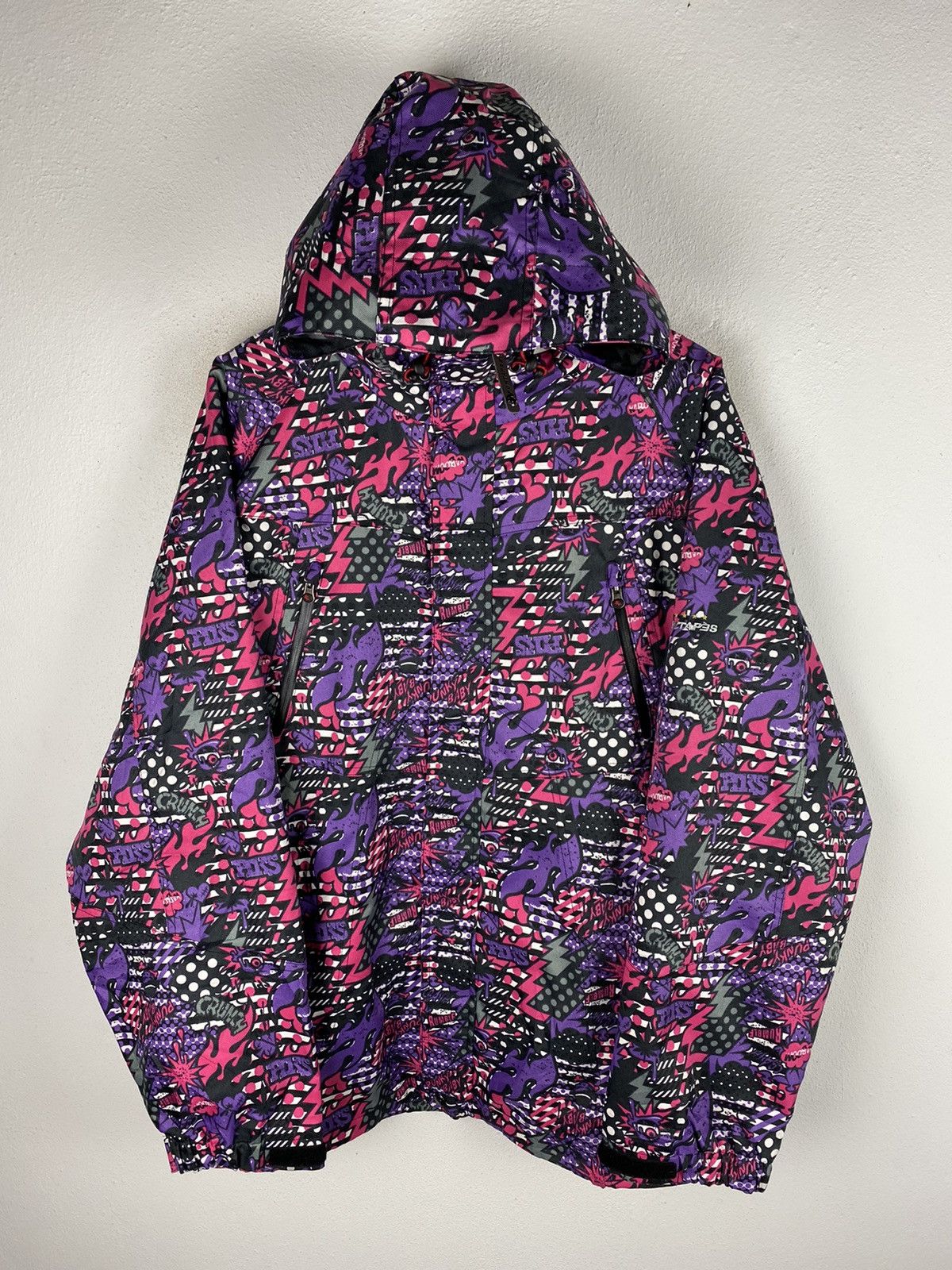 PONTAPES SNOW BOARDING WINTER JACKET FULLPRINTS