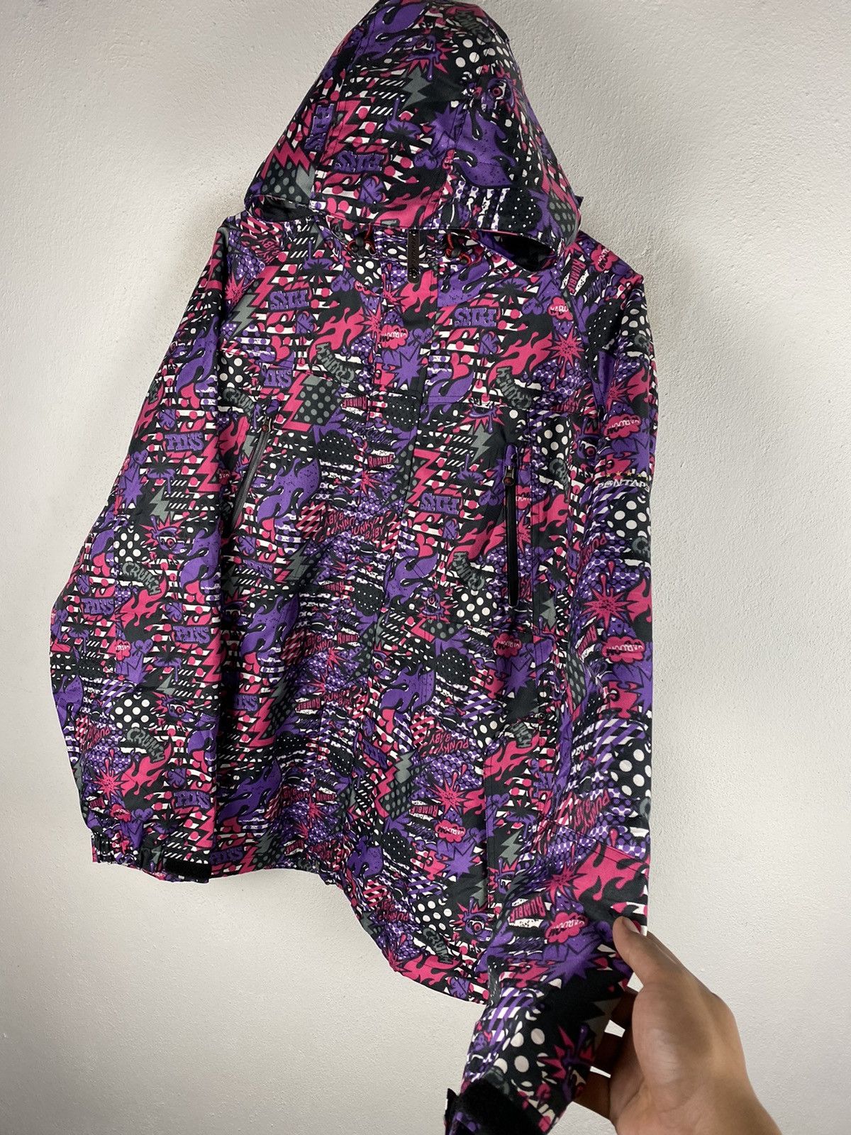 PONTAPES SNOW BOARDING WINTER JACKET FULLPRINTS