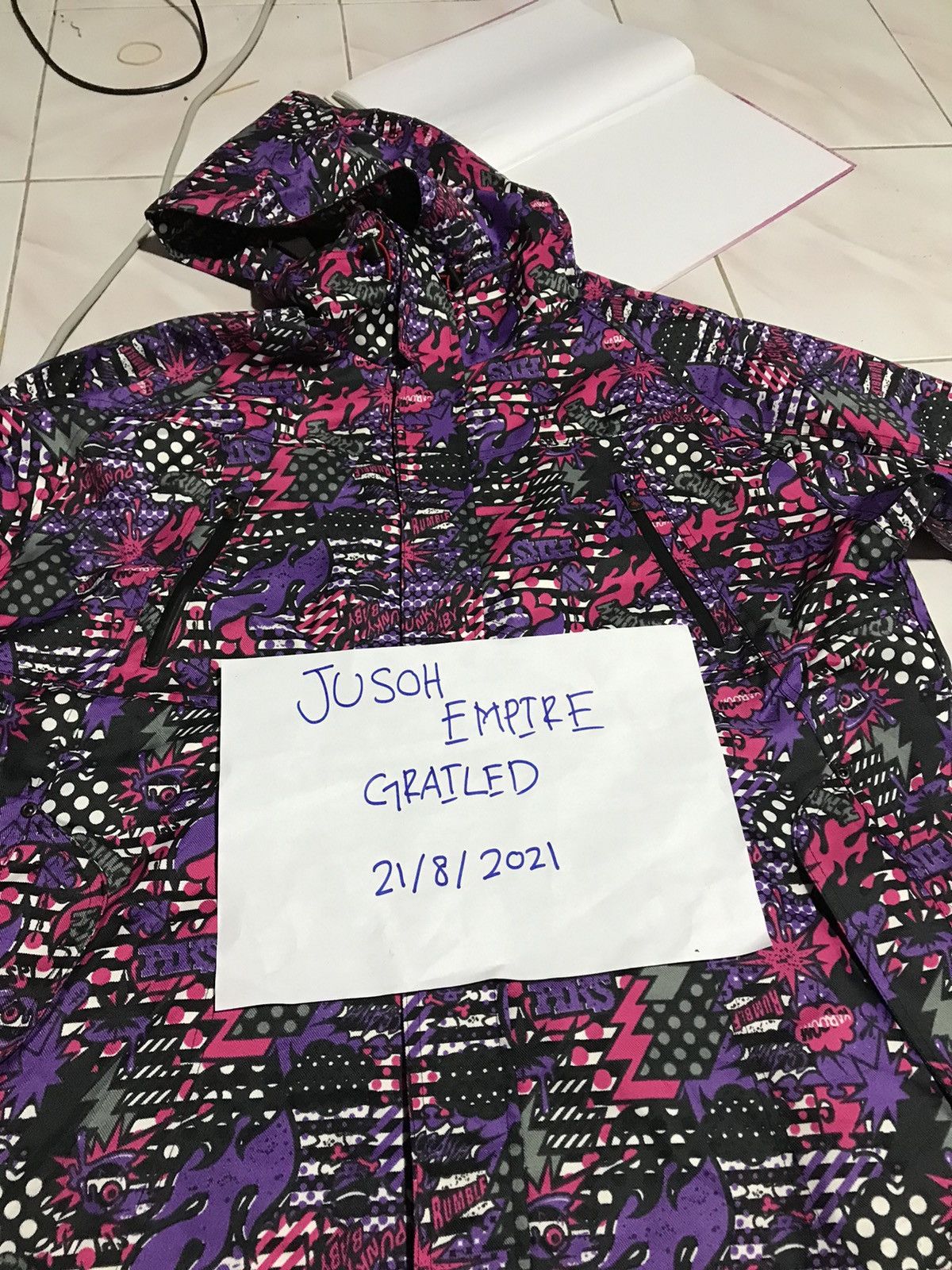 PONTAPES SNOW BOARDING WINTER JACKET FULLPRINTS