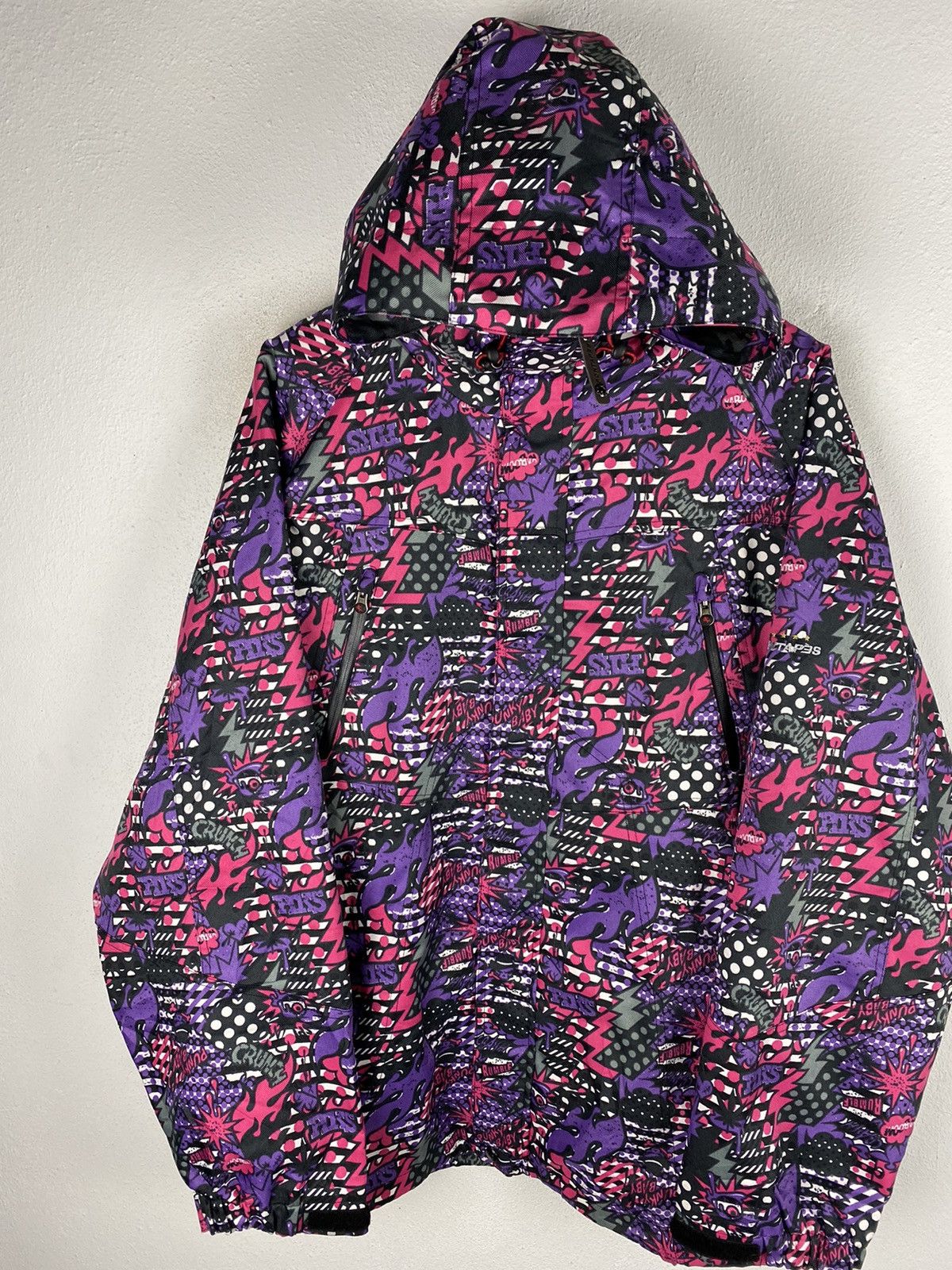 PONTAPES SNOW BOARDING WINTER JACKET FULLPRINTS