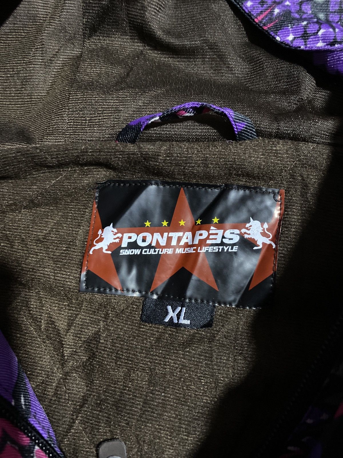 PONTAPES SNOW BOARDING WINTER JACKET FULLPRINTS
