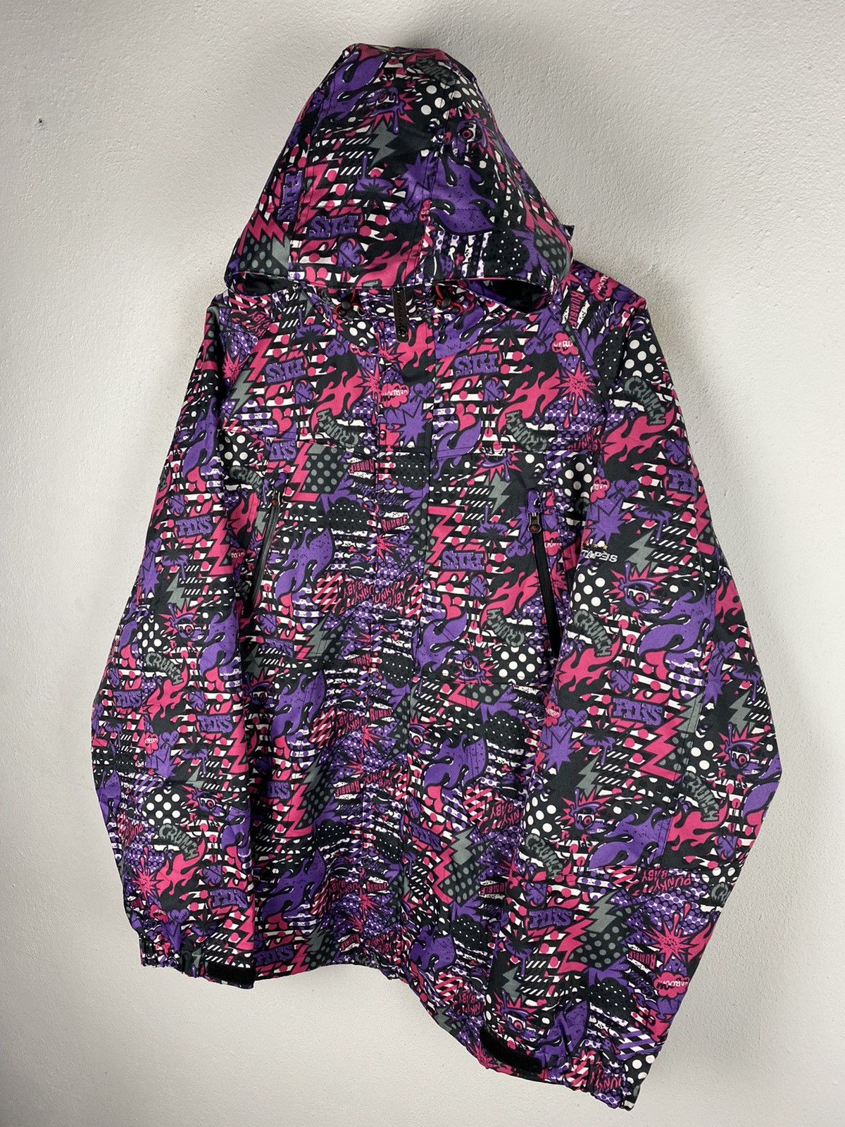 PONTAPES SNOW BOARDING WINTER JACKET FULLPRINTS