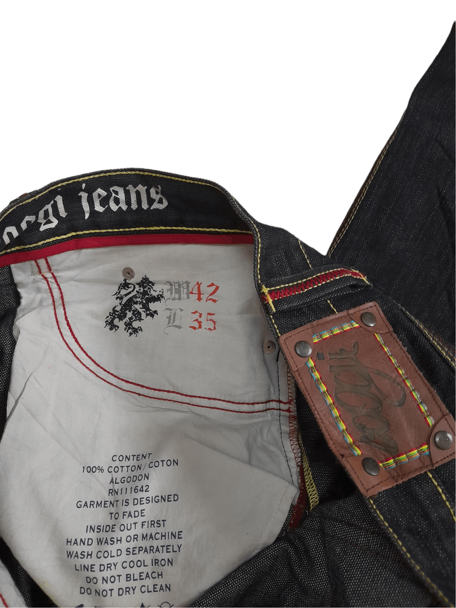 Coogi Coogi Baggy Embroidered Denim (E123) waist 42 Size US 42 / EU 58 - 10 Thumbnail