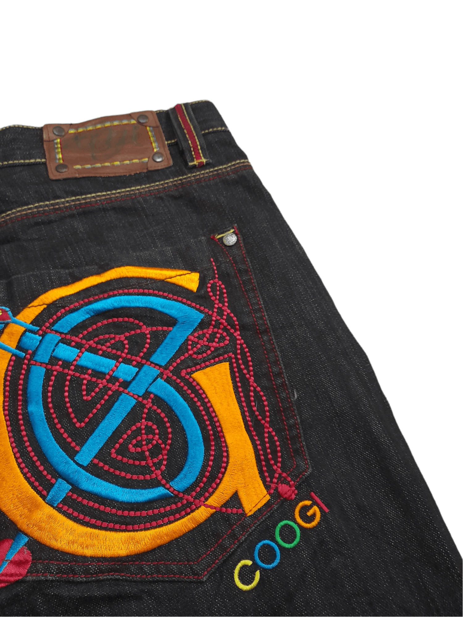 Coogi Coogi Baggy Embroidered Denim (E123) waist 42 Size US 42 / EU 58 - 4 Thumbnail