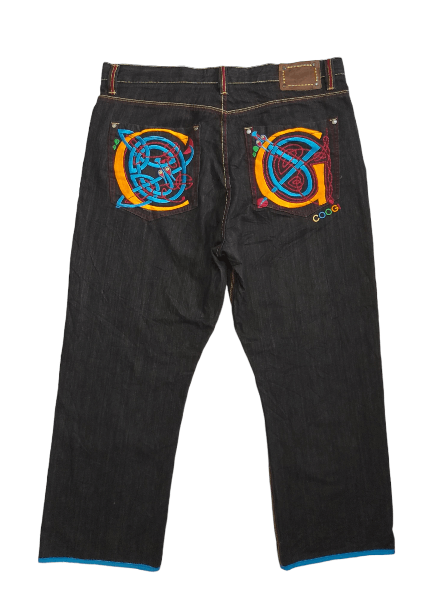 Coogi Coogi Baggy Embroidered Denim (E123) waist 42 Size US 42 / EU 58 - 1 Thumbnail