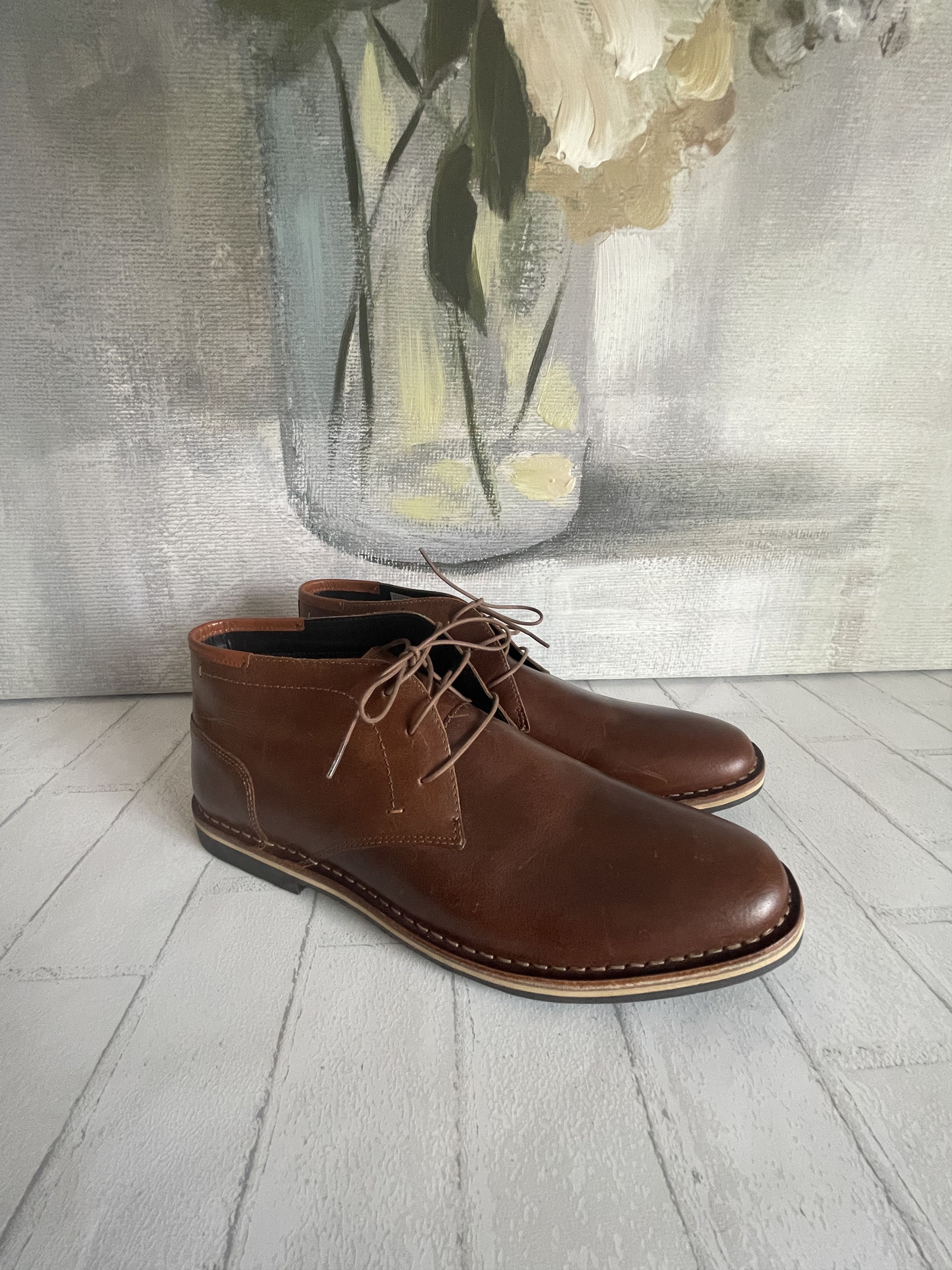 Steve Madden Steve Madden Harken Chukka Boots Cognac Leather Size 11.5 ...