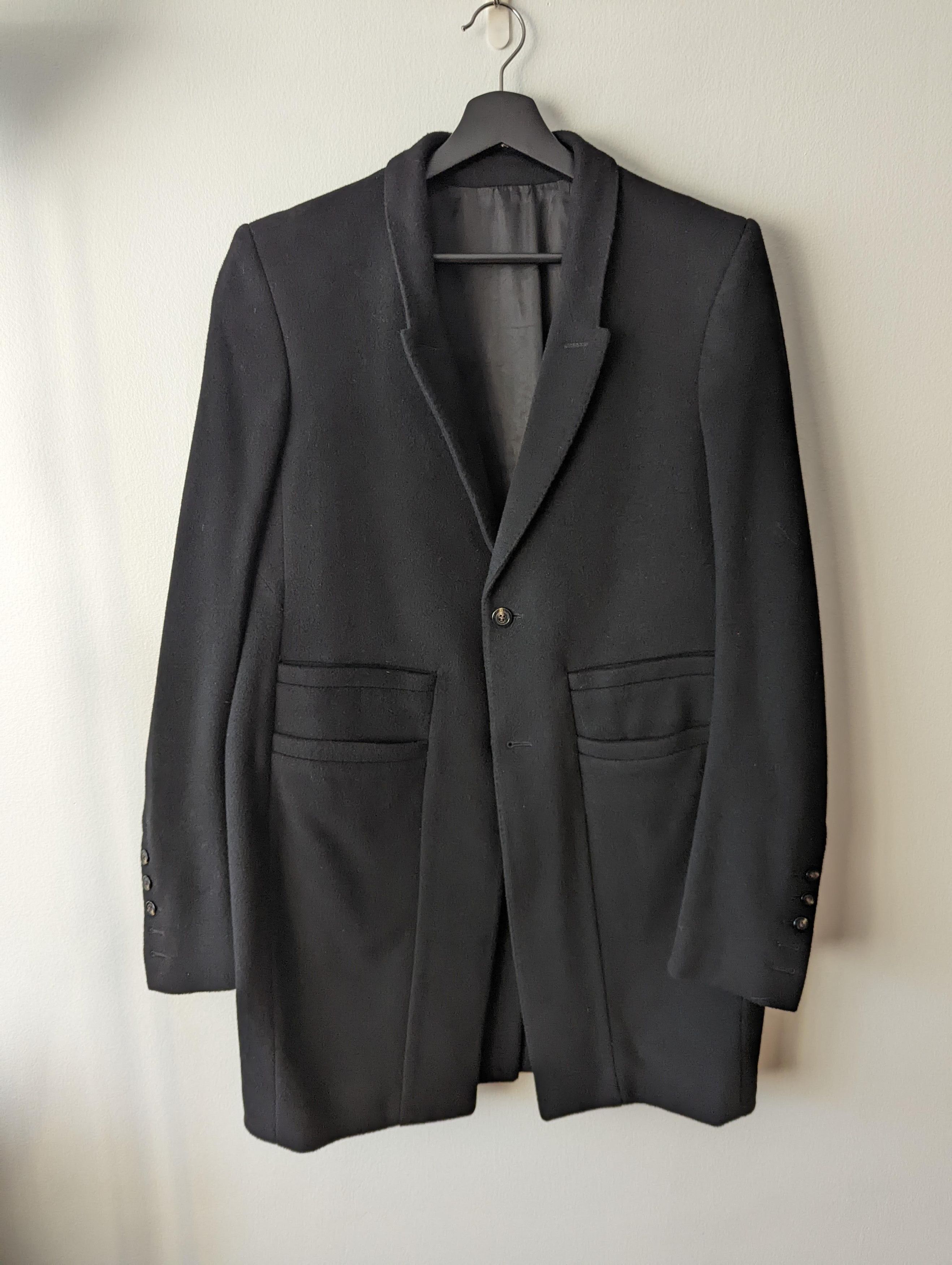 希少 Rick Owens EXTREME SOFT PEACOAT FW19-