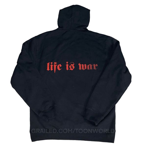 Custom BRAND NEW LIFE IS WAR MITCH MODES OG LONESOME MICKEY HOODIE