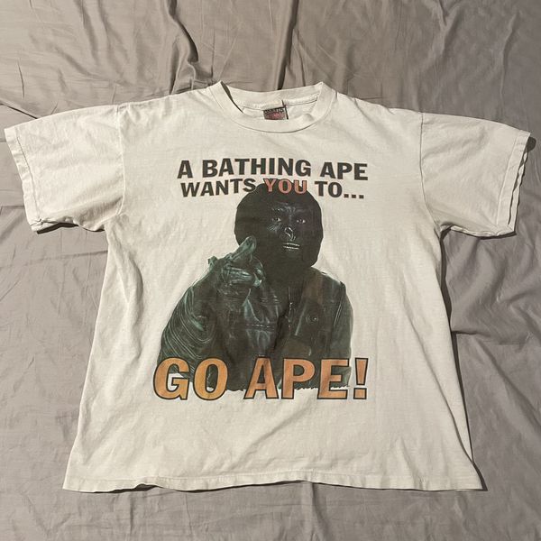 Bape 1995 A Bathing Ape Go Ape Tee | Grailed