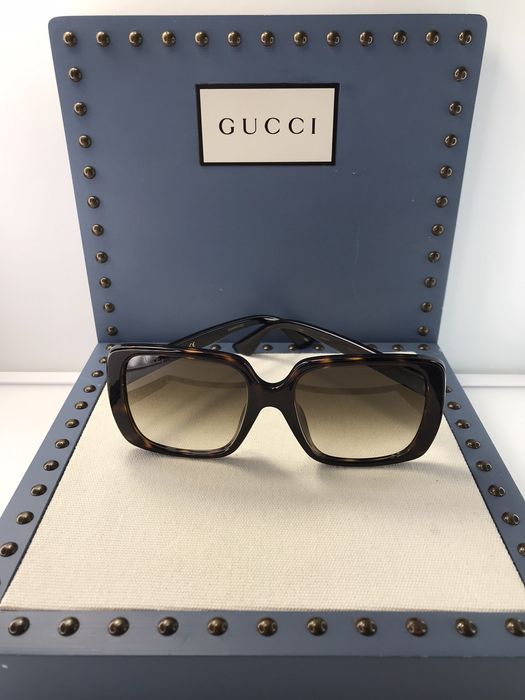 Gucci GUCCI GG0632SA 002 Square Brown Gradient | Grailed