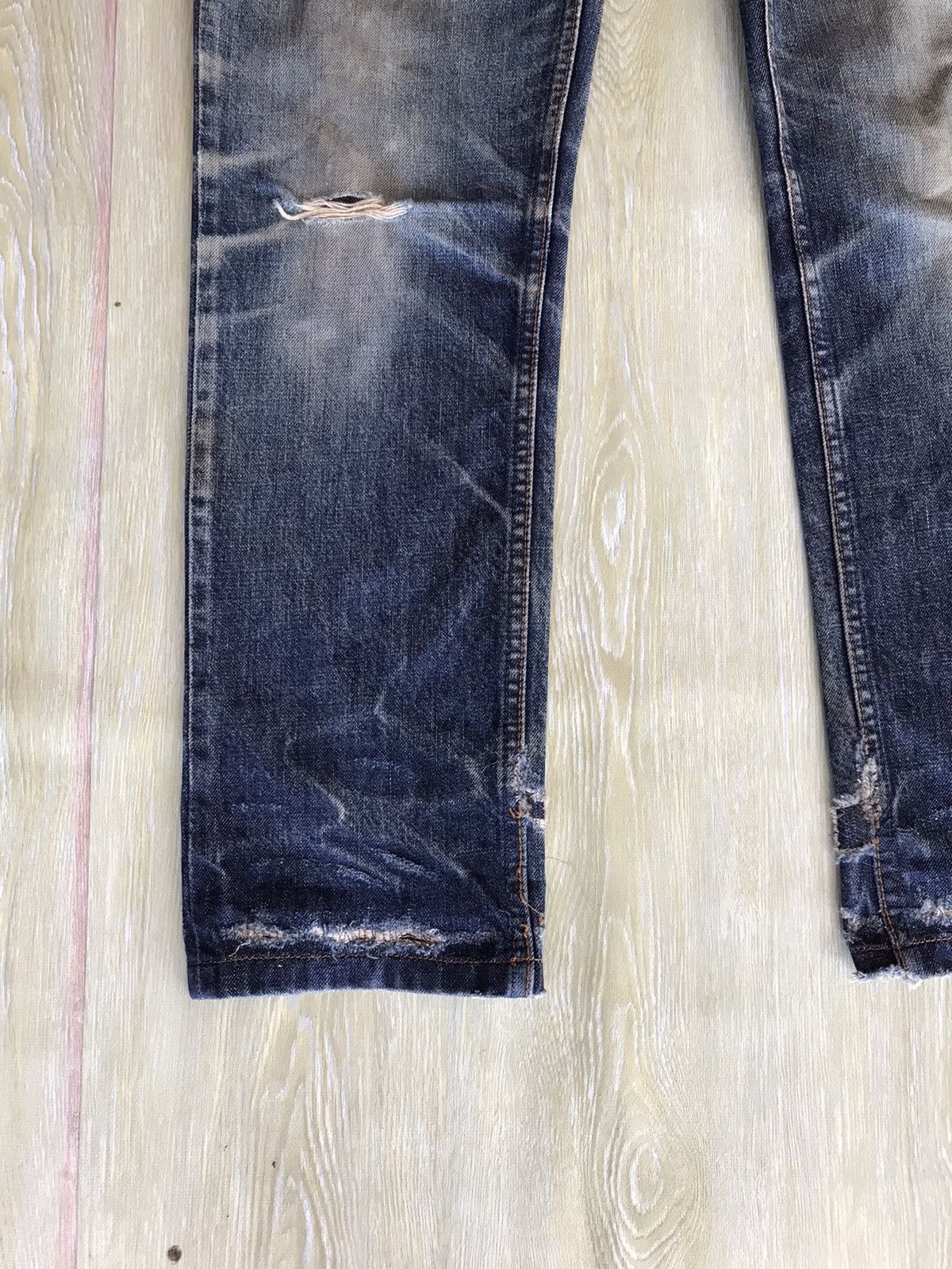 Hysteric Glamour Hysteric Glamour Hysterics Distressed Jeans Leather Patc Size US 32 / EU 48 - 10 Thumbnail