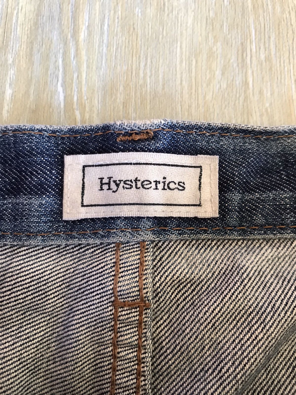 Hysteric Glamour Hysteric Glamour Hysterics Distressed Jeans Leather Patc Size US 32 / EU 48 - 3 Thumbnail