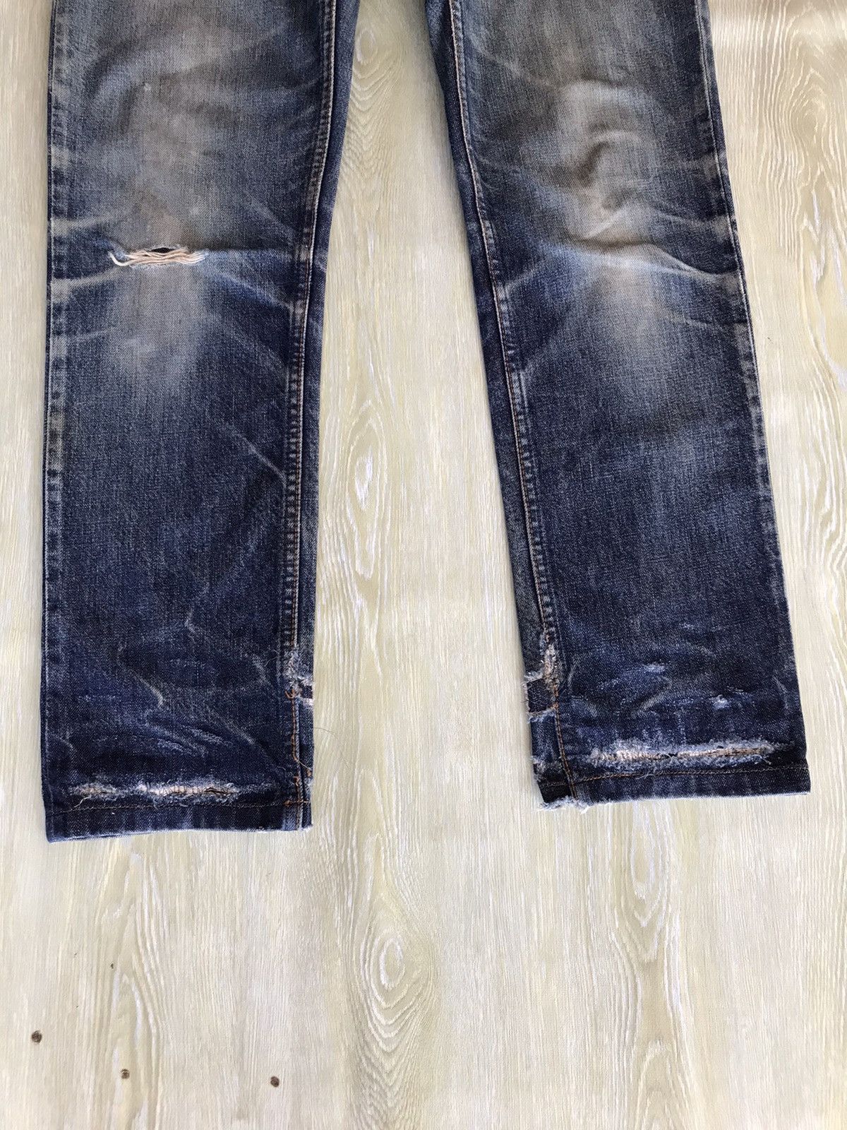 Hysteric Glamour Hysteric Glamour Hysterics Distressed Jeans Leather Patc Size US 32 / EU 48 - 9 Thumbnail