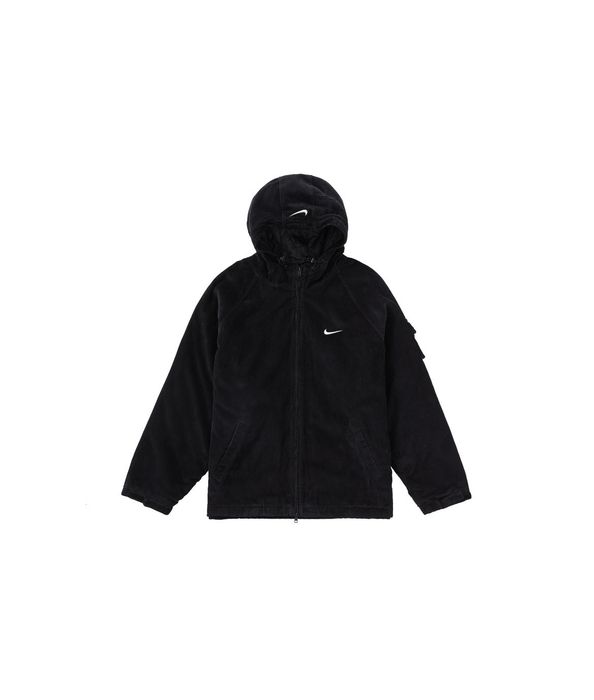 Supreme Supreme x Nike Arc Corduroy Hooded Jacket Black