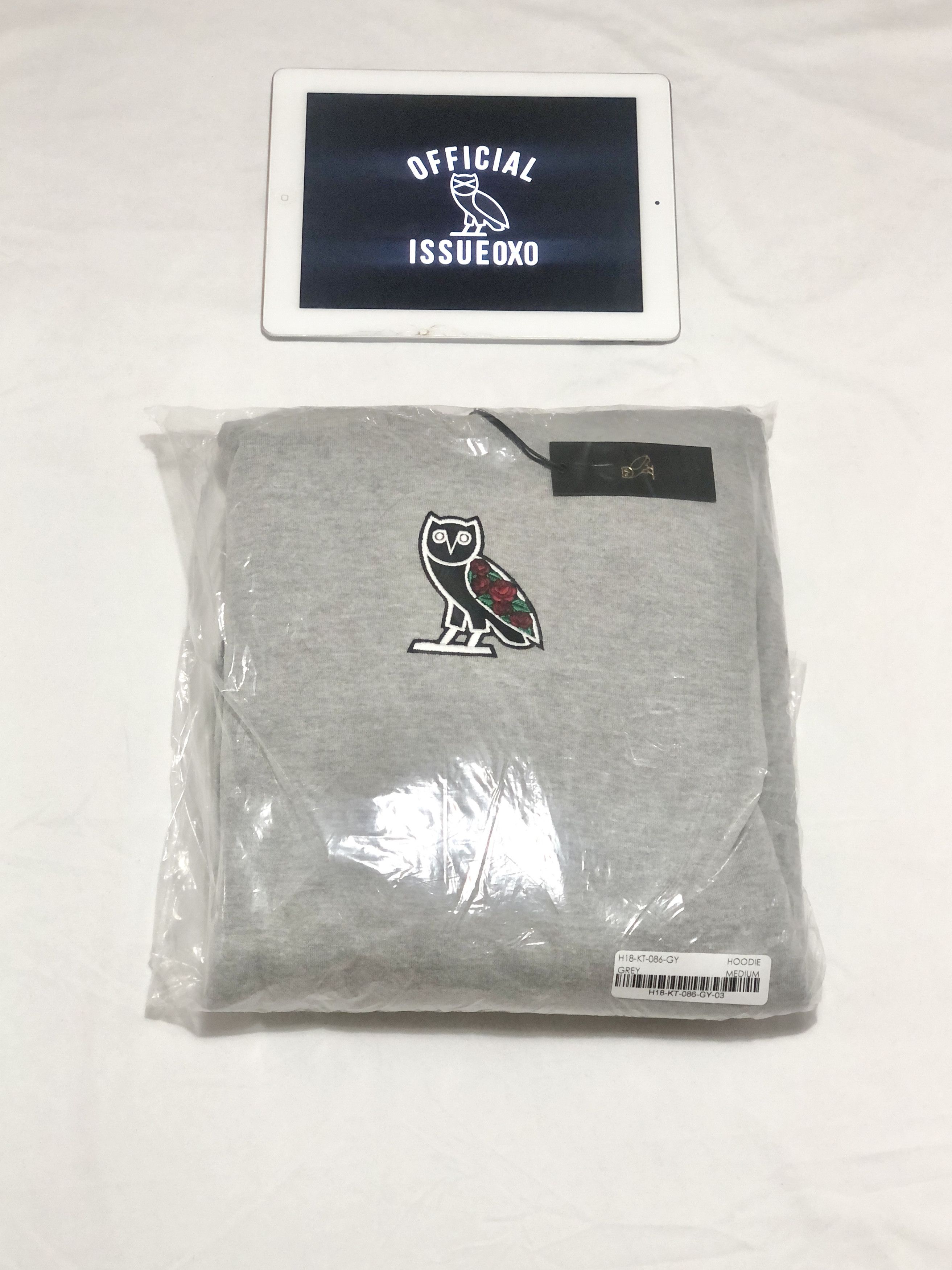 Drake 🥀RARE🥀 OVO X CLB SANDRA'S ROSE EMBROIDERED OWL HOODIE Size US XL / EU 56 / 4 - 5 Thumbnail