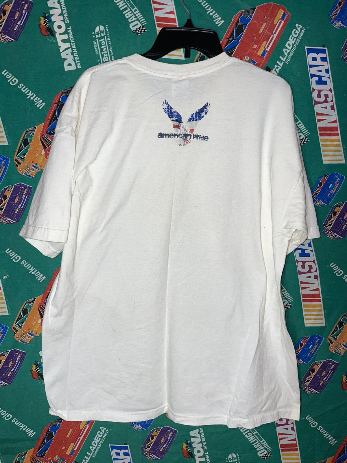 Vintage Vintage USA AMERICA Racing Nascar Bald Eagle patriotic Size US XL / EU 56 / 4 - 3 Thumbnail