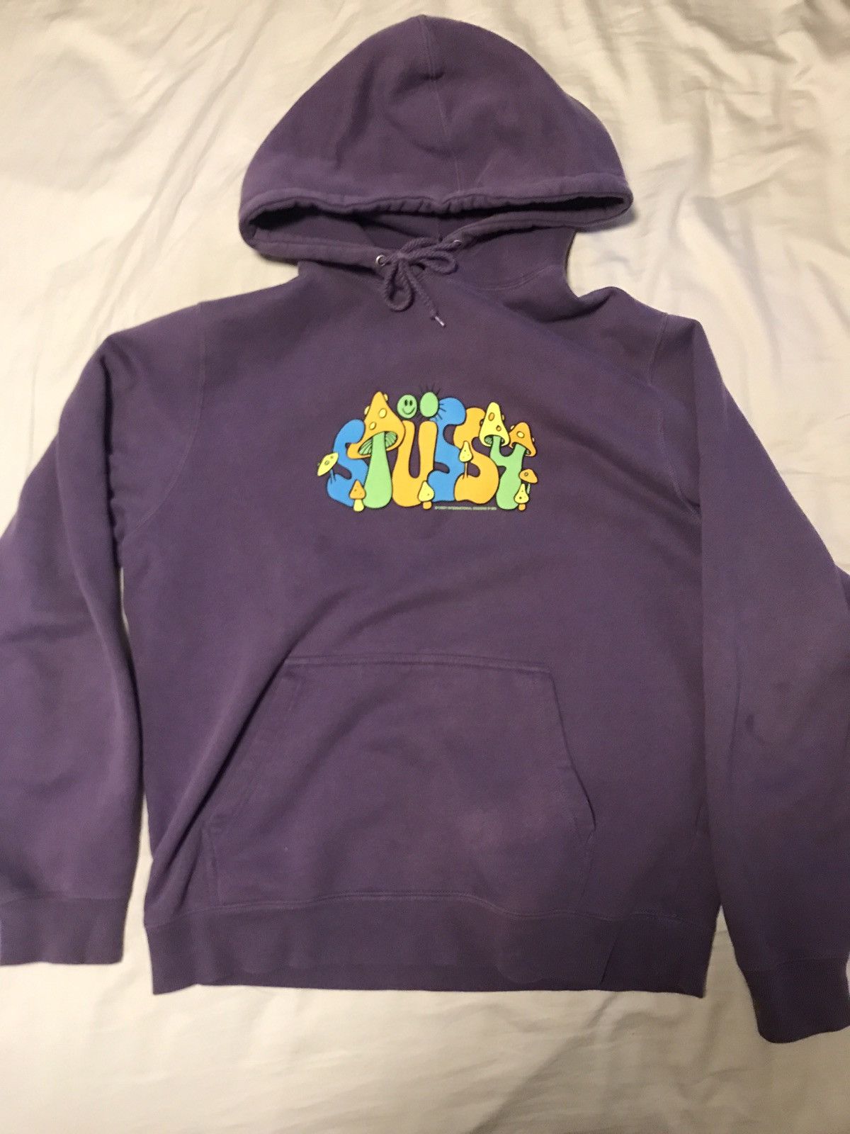 Stussy mushroom hoodie sale