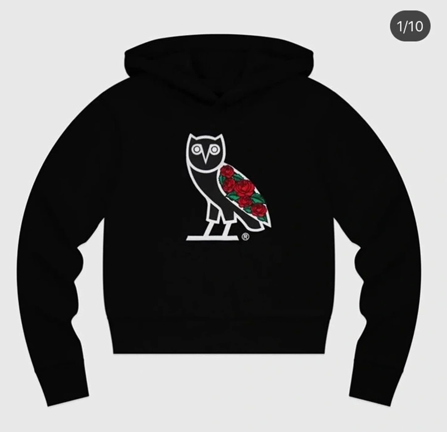 Drake 🥀🎁🥀 OVO X CLB SANDRA'S ROSE HOODIE Size US L / EU 52-54 / 3 - 5 Thumbnail