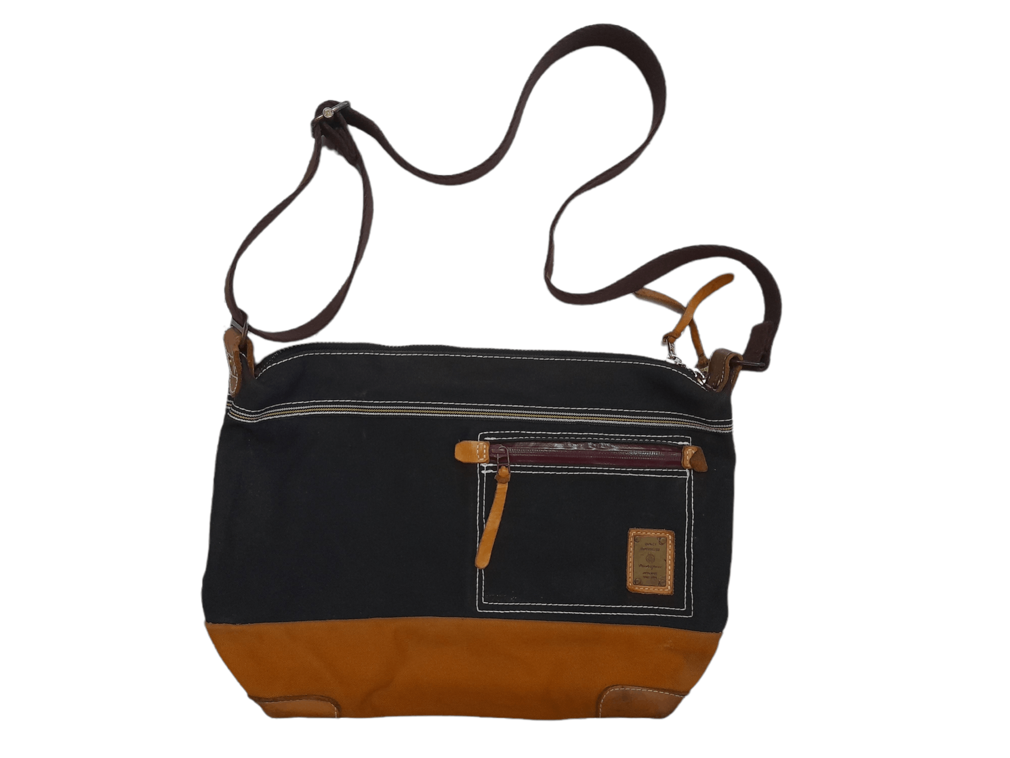 MasterPiece MasterPiece Japan Bag Leather + Canvas (E128) Grailed