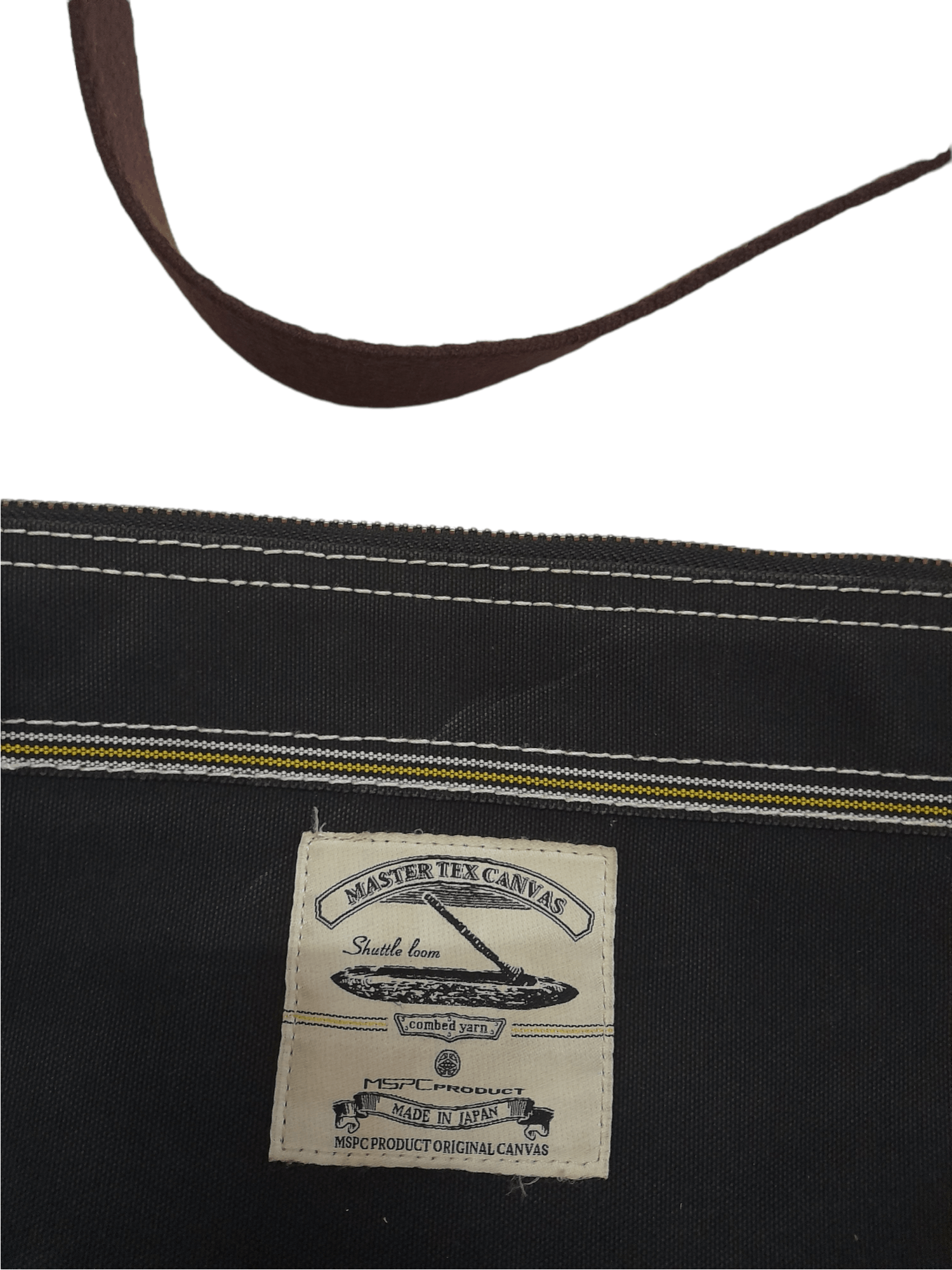 MasterPiece MasterPiece Japan Bag Leather + Canvas (E128) Size ONE SIZE - 6 Thumbnail