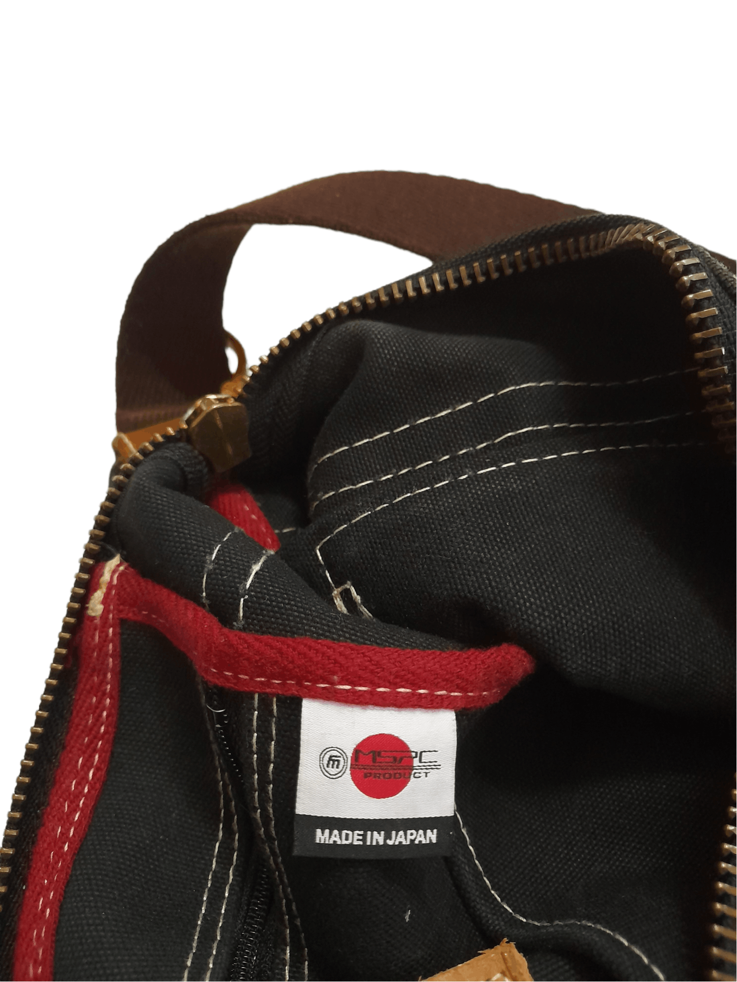 MasterPiece MasterPiece Japan Bag Leather + Canvas (E128) Size ONE SIZE - 9 Thumbnail