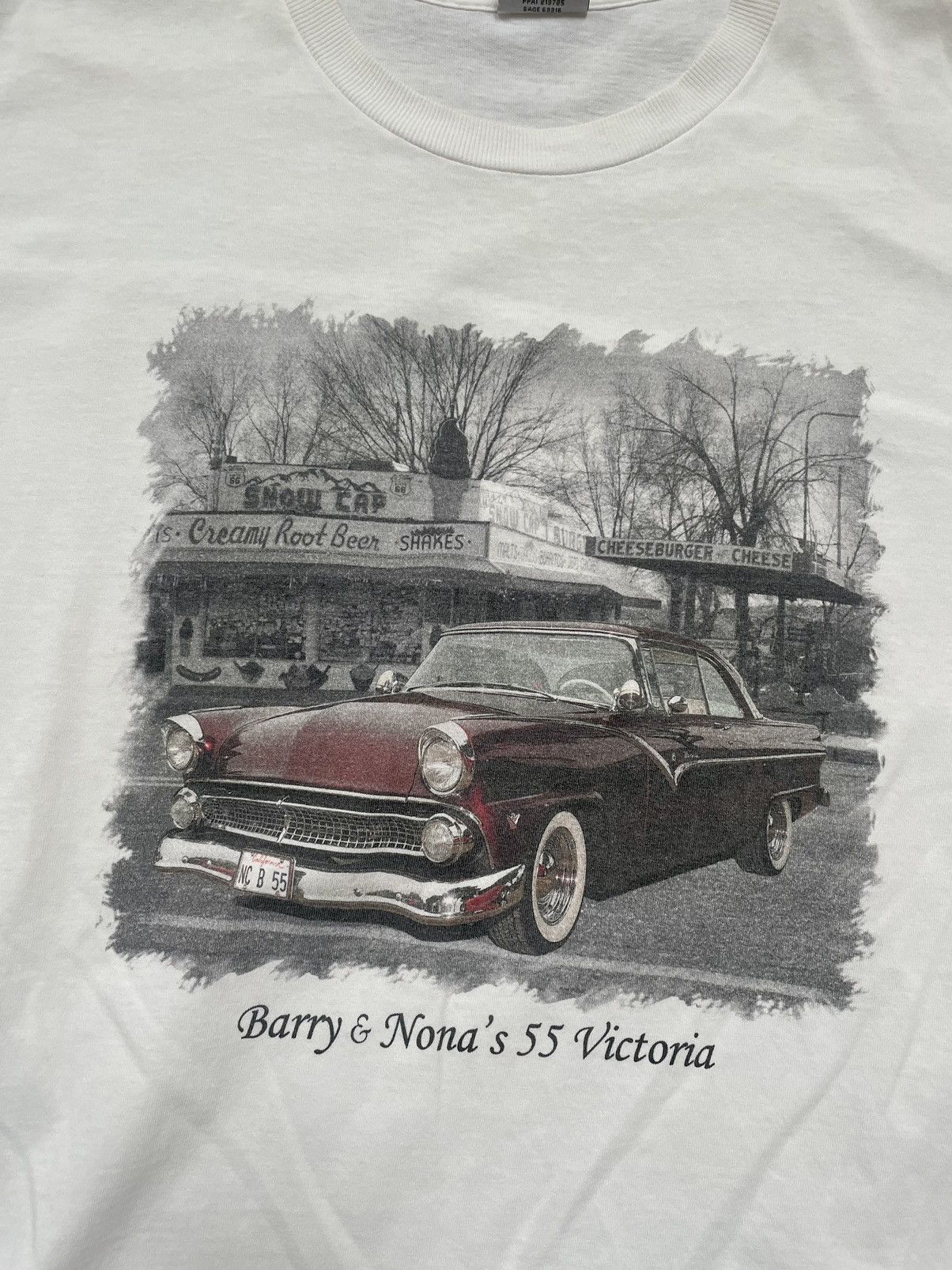 Ford Barry & Nora's '55 Victoria Custom Vintage Cars Auto Tee XL Size US XL / EU 56 / 4 - 2 Thumbnail