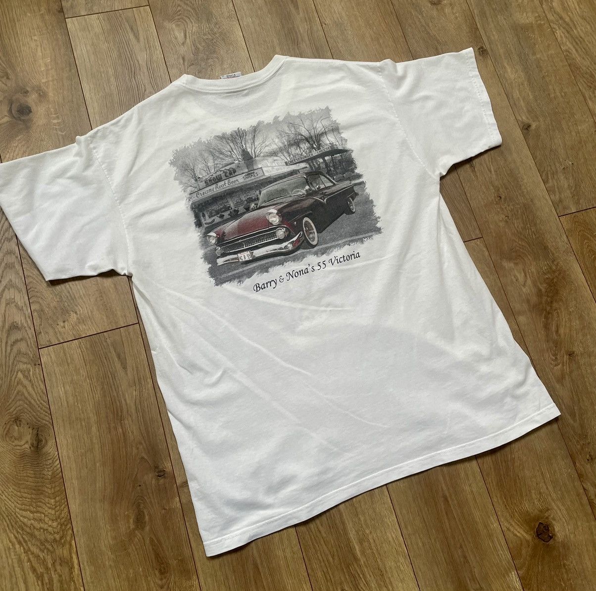 Ford Barry & Nora's '55 Victoria Custom Vintage Cars Auto Tee XL Size US XL / EU 56 / 4 - 1 Thumbnail