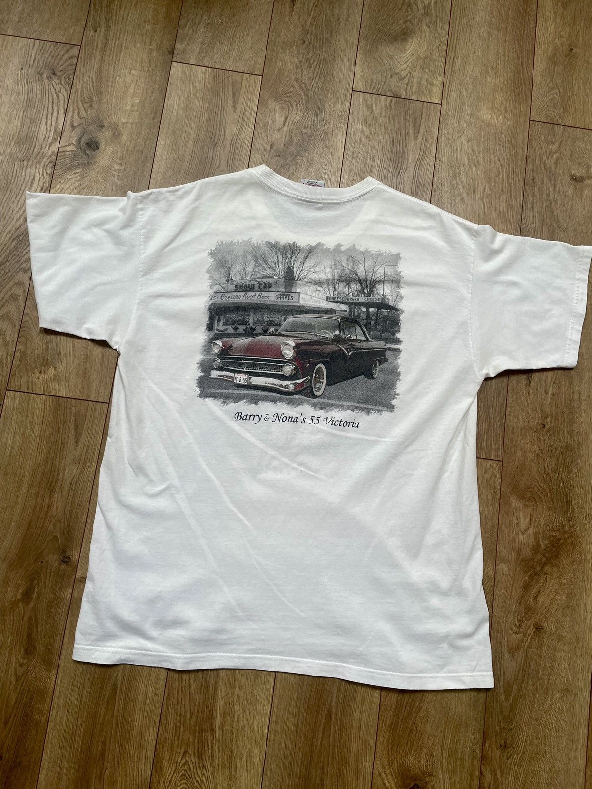 Ford Barry & Nora's '55 Victoria Custom Vintage Cars Auto Tee XL Size US XL / EU 56 / 4 - 5 Thumbnail