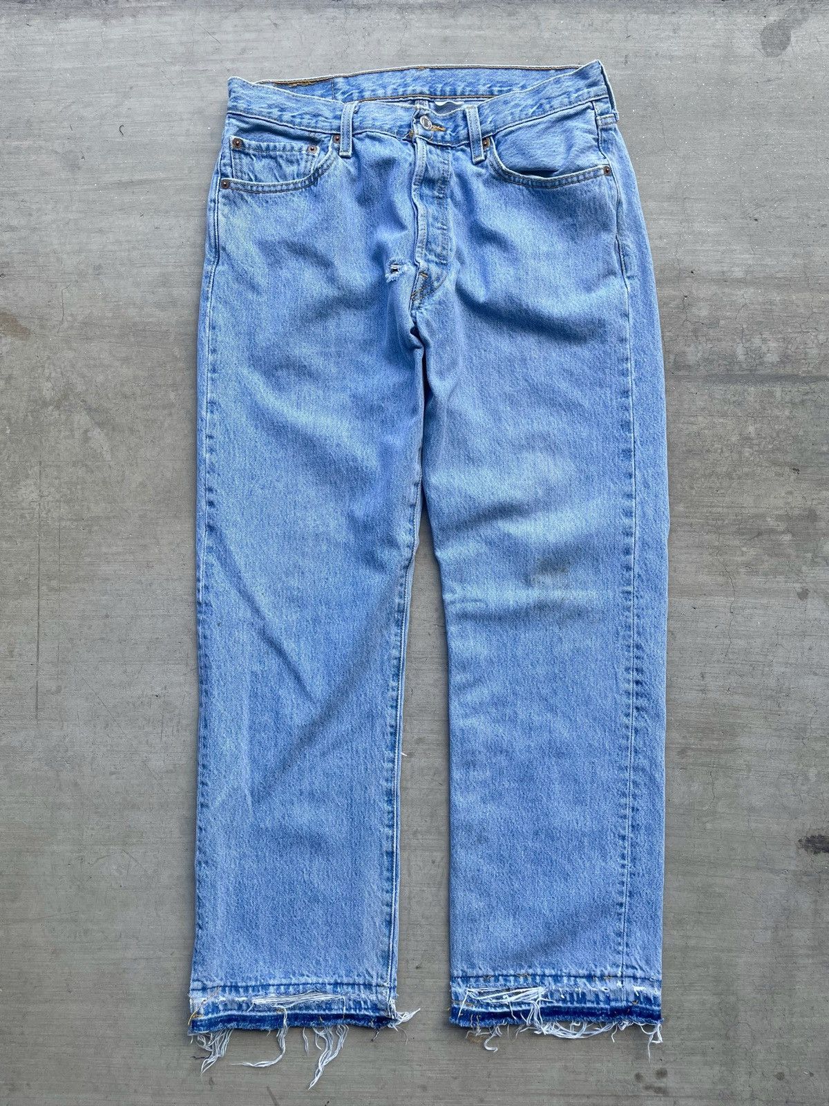 LEVI’S / 00's 505 denim pants Levis Men's 505 Regular Fit Jeans with Original Zip Fly, Comfy