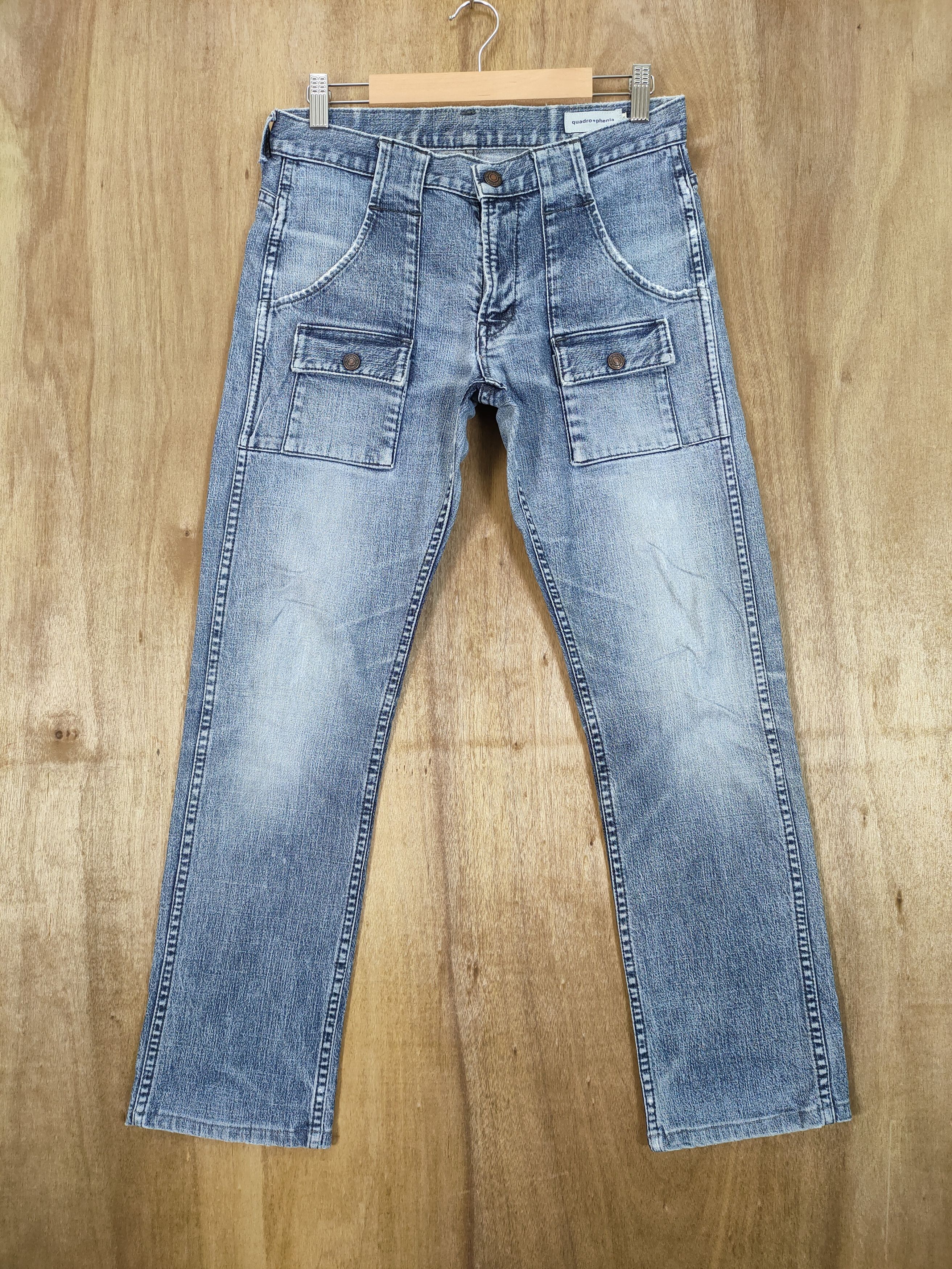 Japanese Brand VINTAGE JAPANESE FADED JEANS BUSH PANTS Size US 28 / EU 44 - 1 Thumbnail