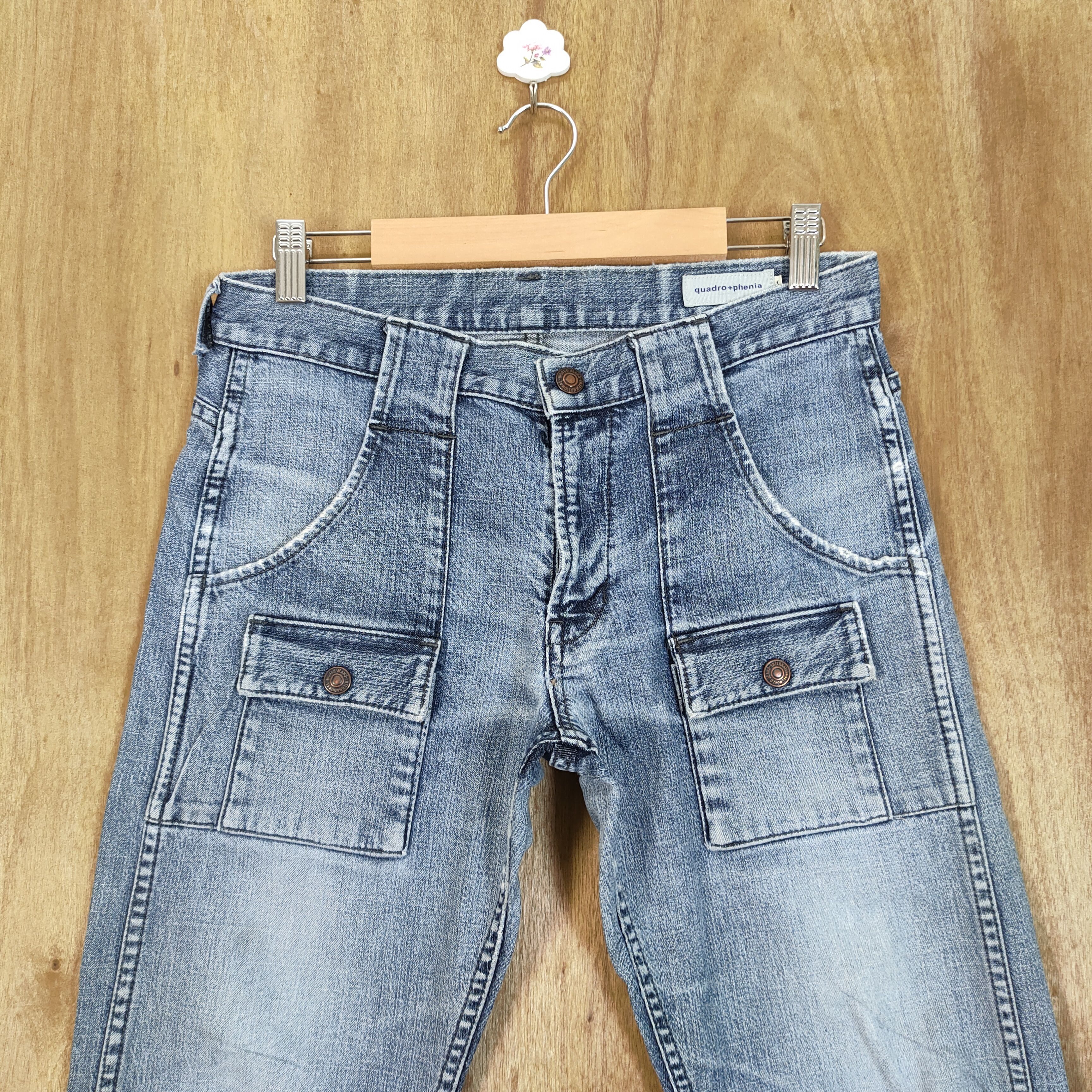 Japanese Brand VINTAGE JAPANESE FADED JEANS BUSH PANTS Size US 28 / EU 44 - 2 Thumbnail