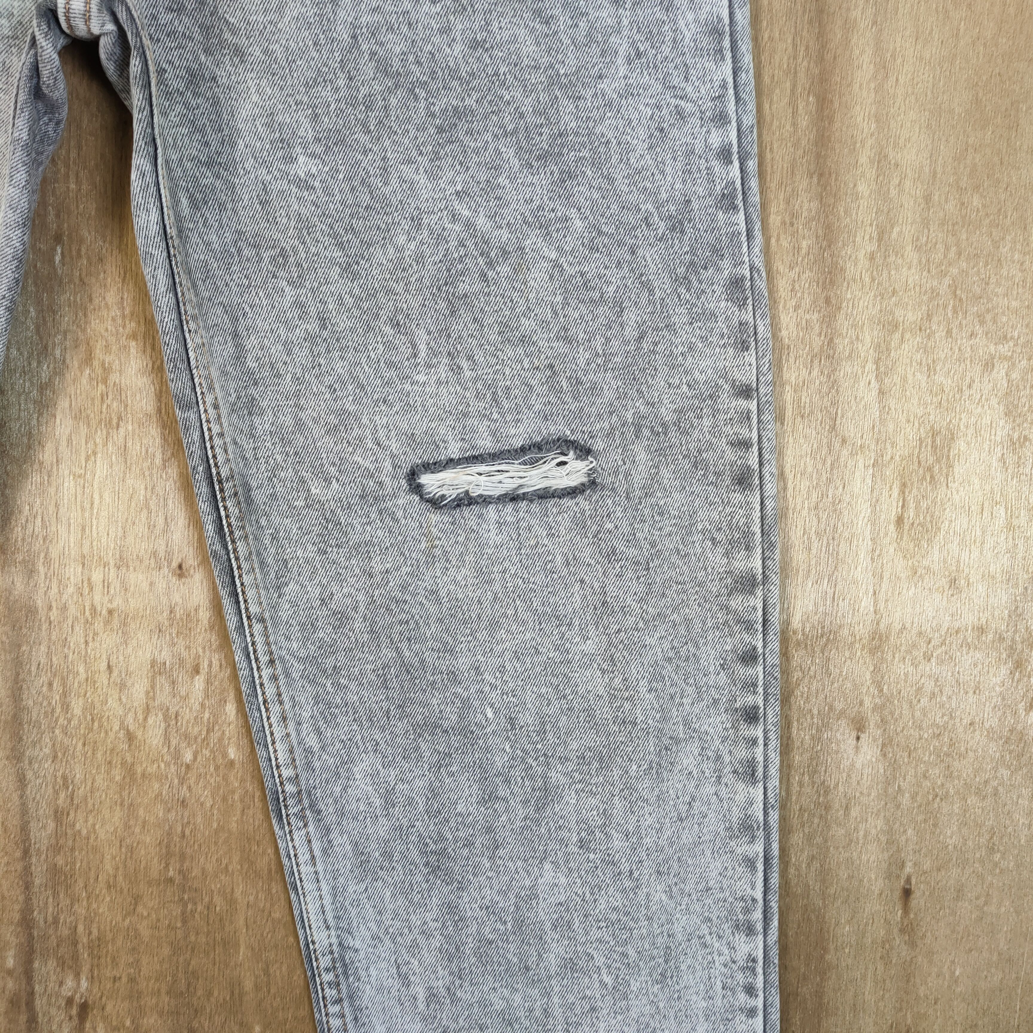 Japanese Brand VINTAGE JAPANESE FADED BLACK ACID WASH JEANS DENIM PANTS Size US 30 / EU 46 - 4 Thumbnail