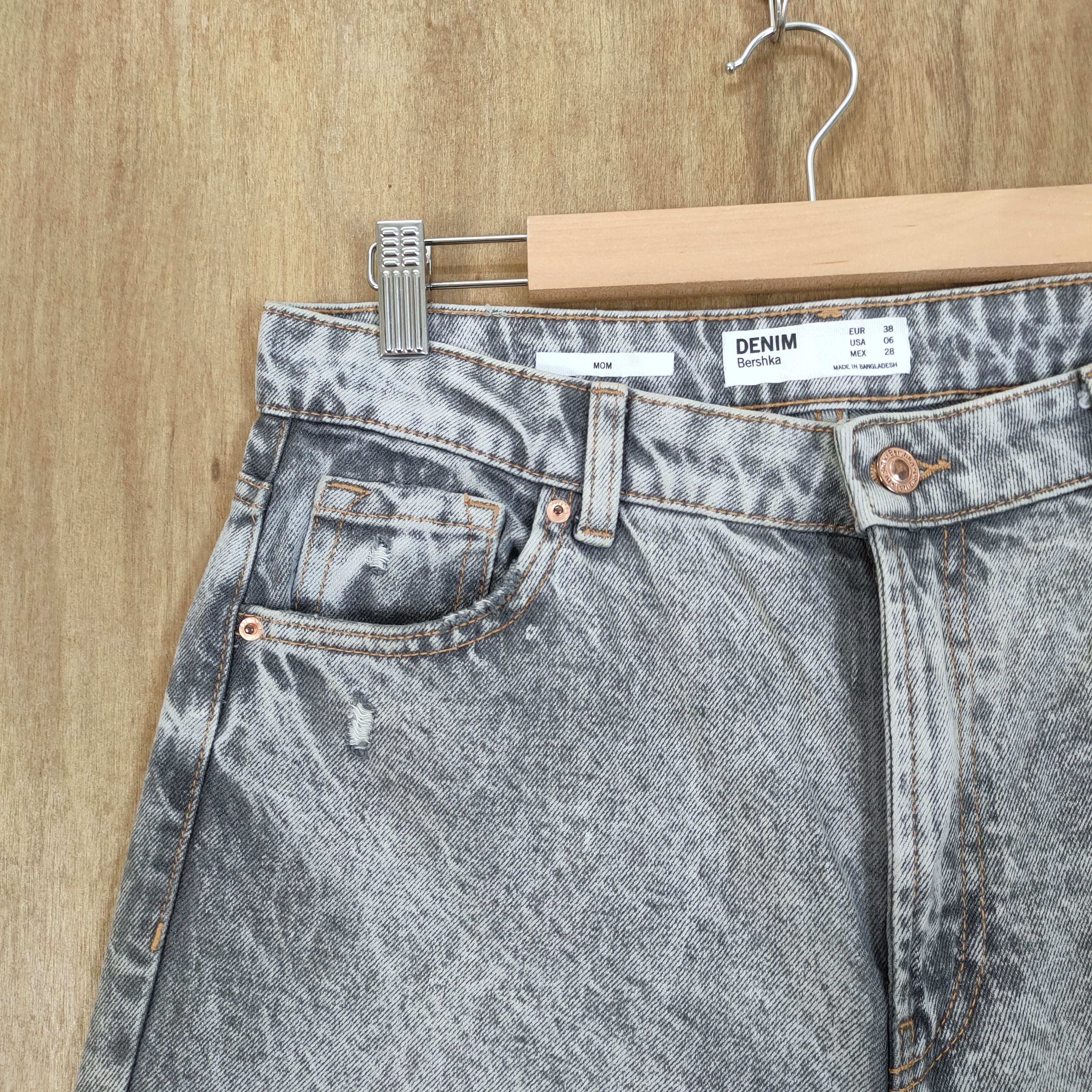 Japanese Brand VINTAGE JAPANESE FADED BLACK ACID WASH JEANS DENIM PANTS Size US 30 / EU 46 - 6 Thumbnail