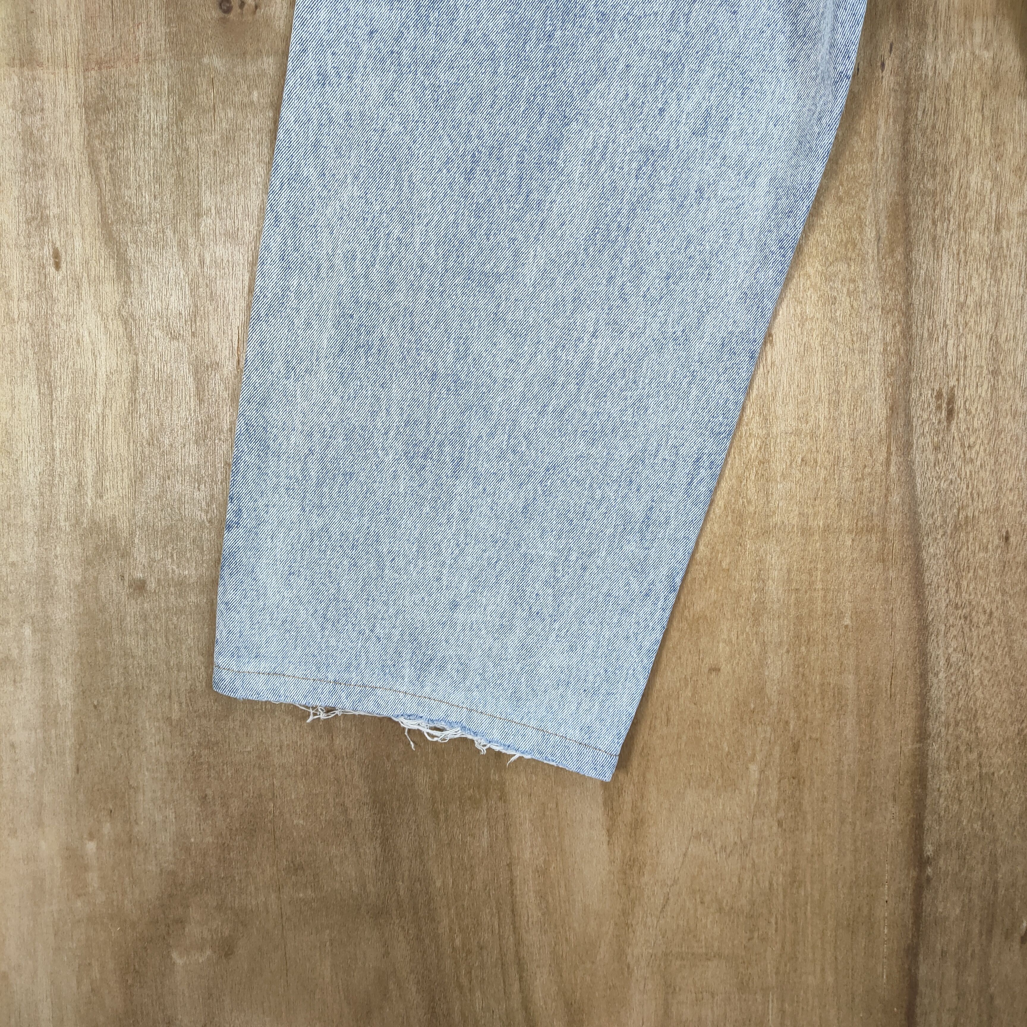 Japanese Brand × Vintage MANX FADED LIGHT BLUE BAGGY JEANS CARGO PANTS Size US 34 / EU 50 - 8 Thumbnail