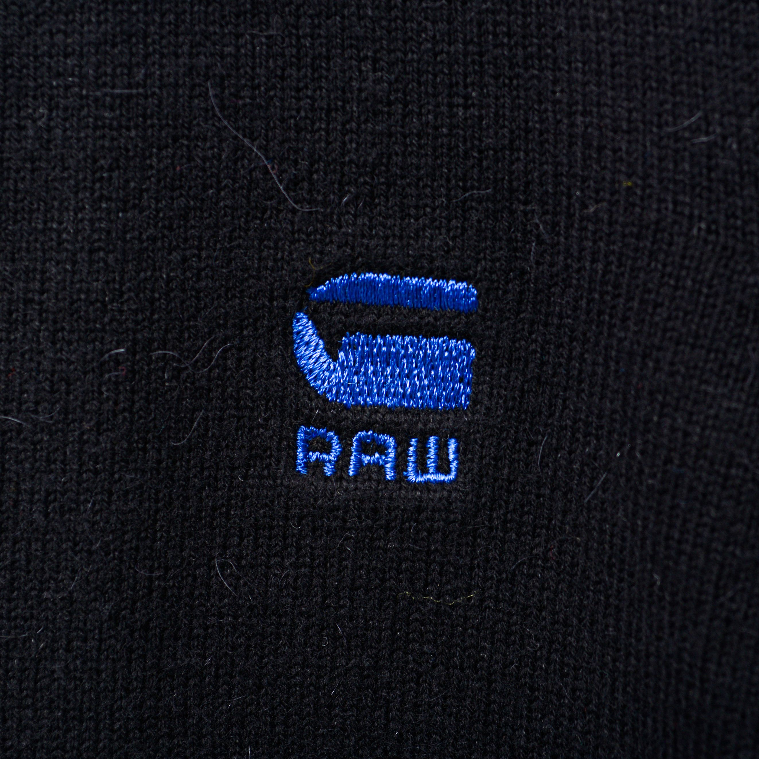 G-Star Men L Sweatshirt Jumper Sweater Pullover Black Alpaca V-Neck Size US L / EU 52-54 / 3 - 2 Thumbnail