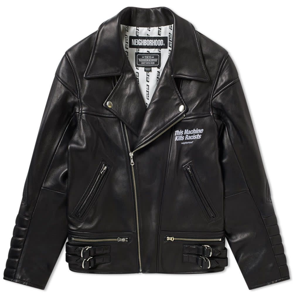 Neighborhood Neighborhood - A/W 18’ - Clay Leather Rider’s Jacket Size US L / EU 52-54 / 3 - 22 Thumbnail