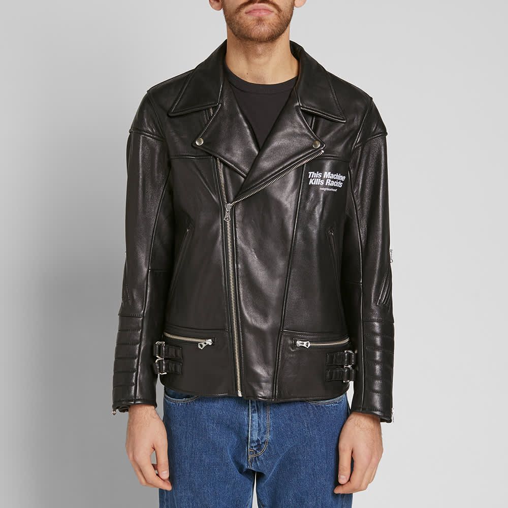 Neighborhood Neighborhood - A/W 18’ - Clay Leather Rider’s Jacket Size US L / EU 52-54 / 3 - 23 Thumbnail
