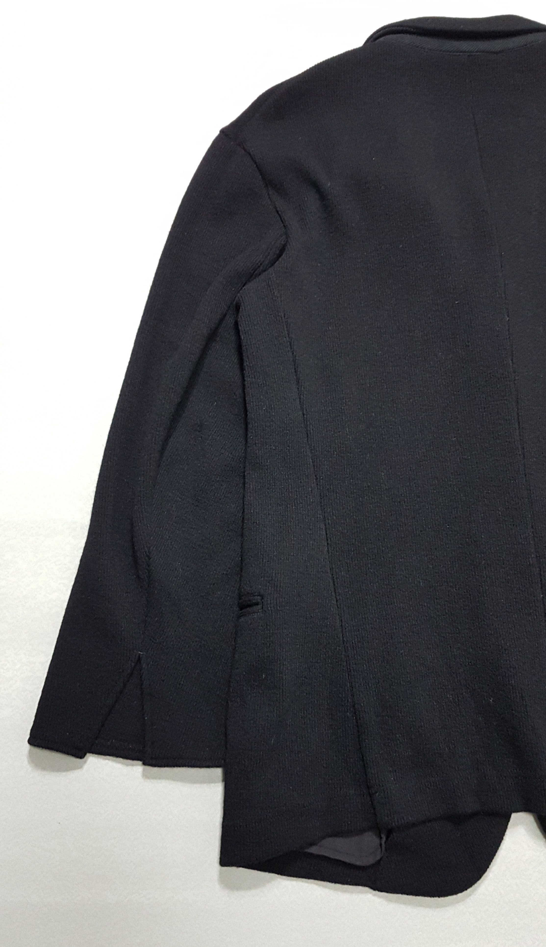Yohji Yamamoto Y’s by Yohji Yamamoto Rib Knit Wool Blazer Jacket Size M / US 6-8 / IT 42-44 - 8 Thumbnail
