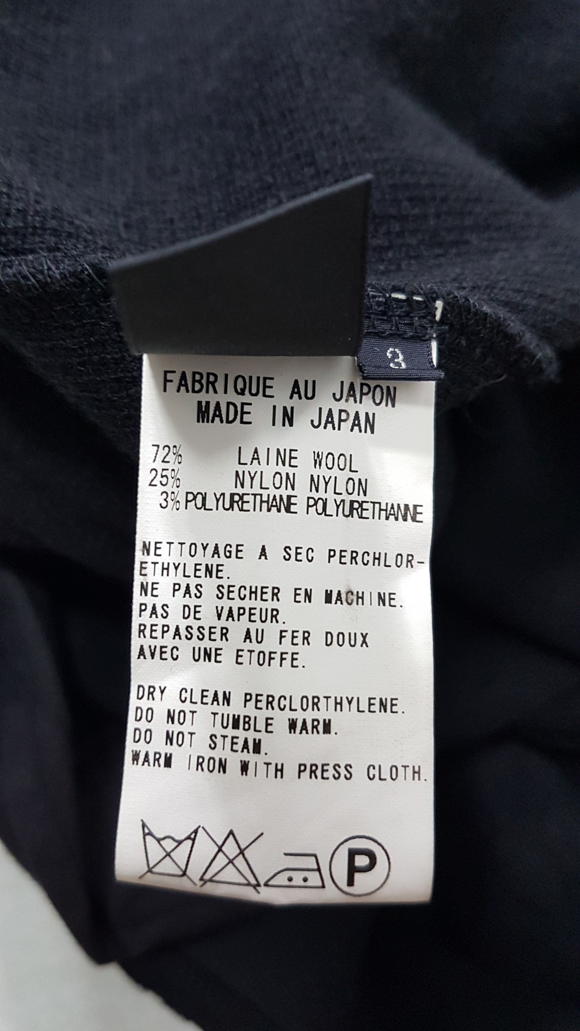 Yohji Yamamoto Y’s by Yohji Yamamoto Rib Knit Wool Blazer Jacket Size M / US 6-8 / IT 42-44 - 14 Thumbnail