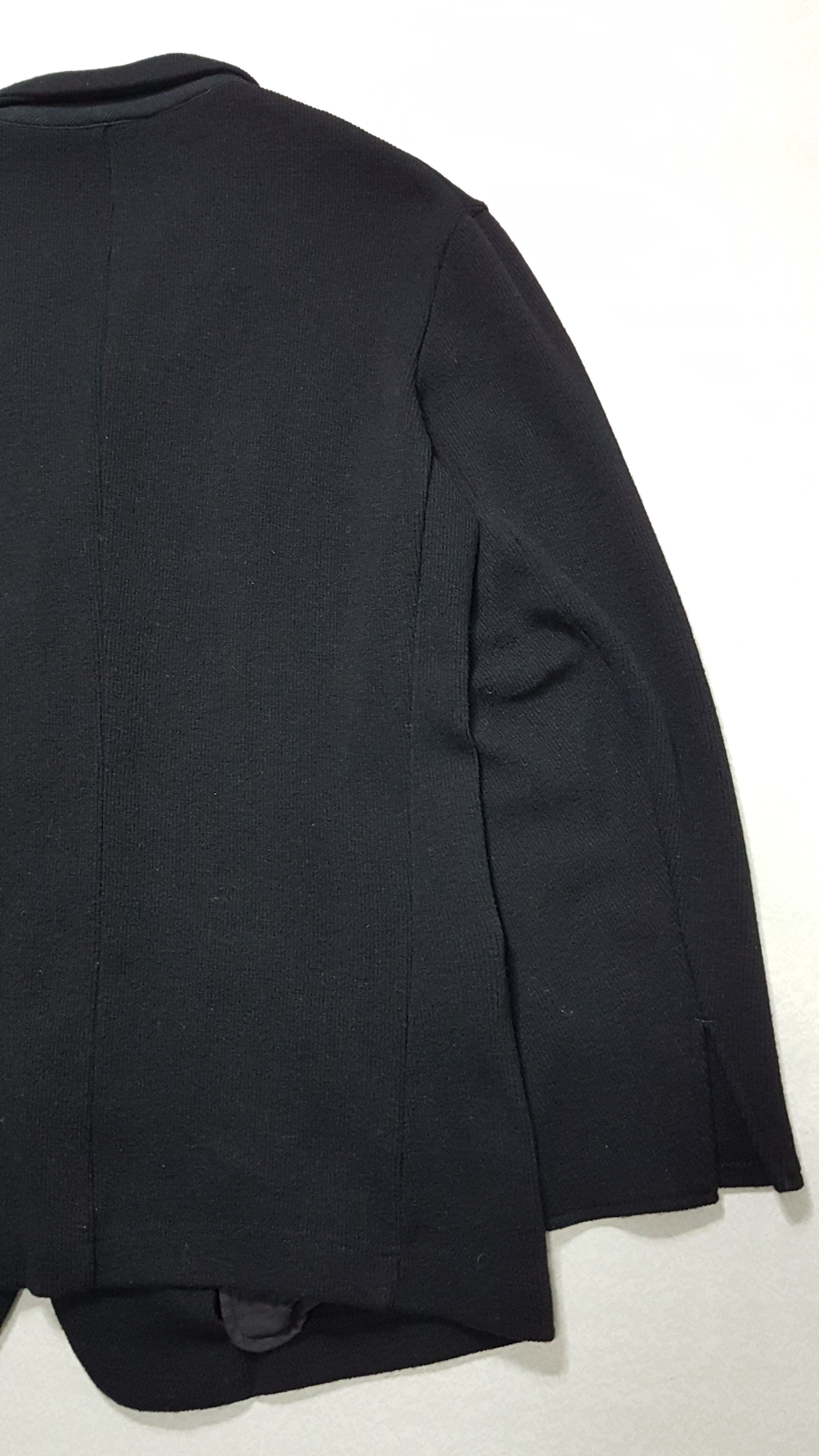 Yohji Yamamoto Y’s by Yohji Yamamoto Rib Knit Wool Blazer Jacket Size M / US 6-8 / IT 42-44 - 9 Thumbnail