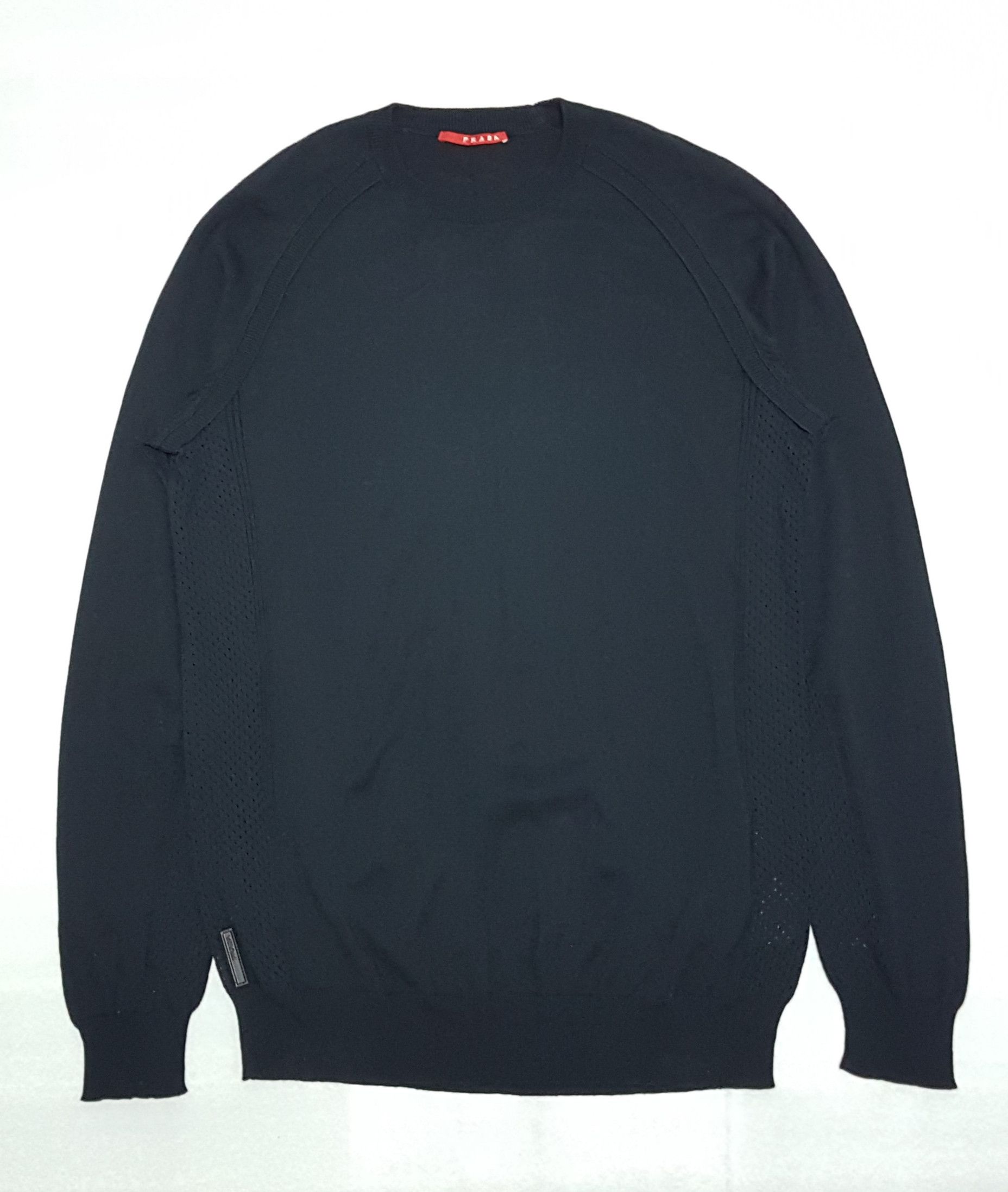 Prada Prada Fall-Winter 2007 Knitted Mesh Sweater Size US L / EU 52-54 / 3 - 1 Thumbnail
