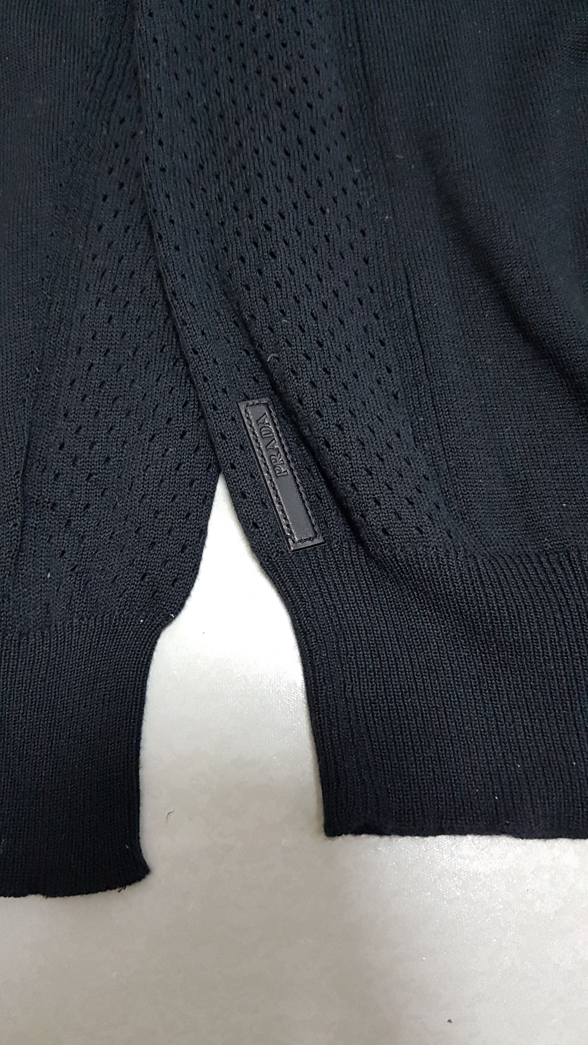 Prada Prada Fall-Winter 2007 Knitted Mesh Sweater Size US L / EU 52-54 / 3 - 8 Thumbnail
